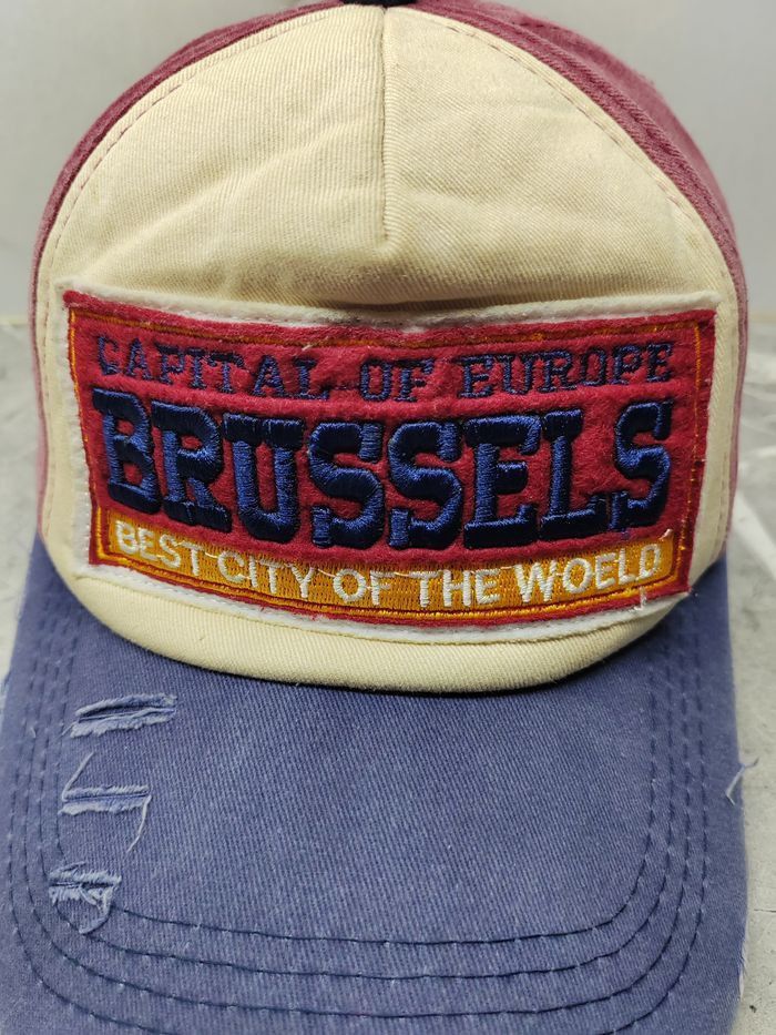 Japanese Brand Vintage Brussels Distressed Style Cap Hat Size ONE SIZE - 3 Thumbnail