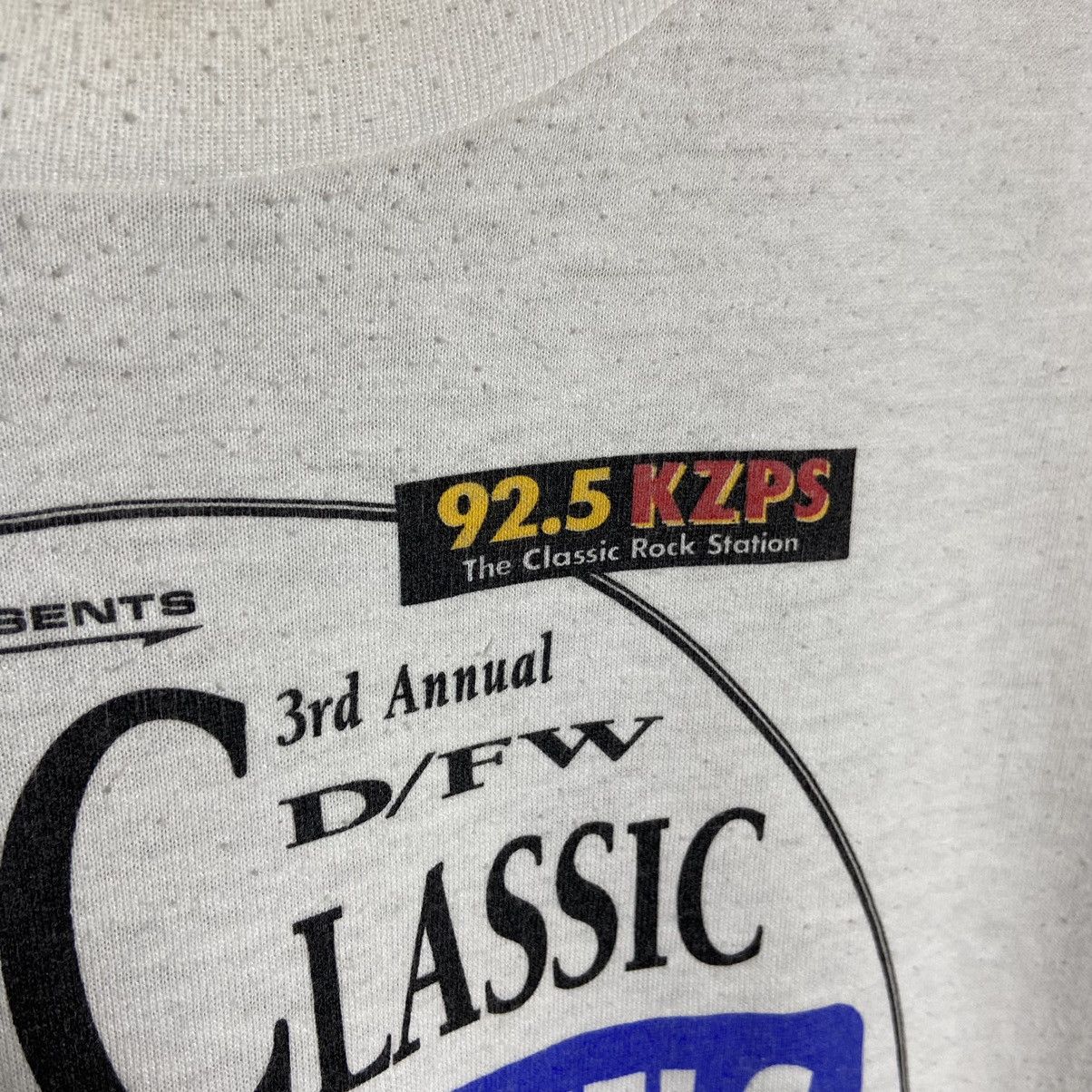 Band Tees × Vintage Vintage 90s Buz Post 92.75 KZPS The Classic Rock Station Tee Size US XL / EU 56 / 4 - 6 Thumbnail