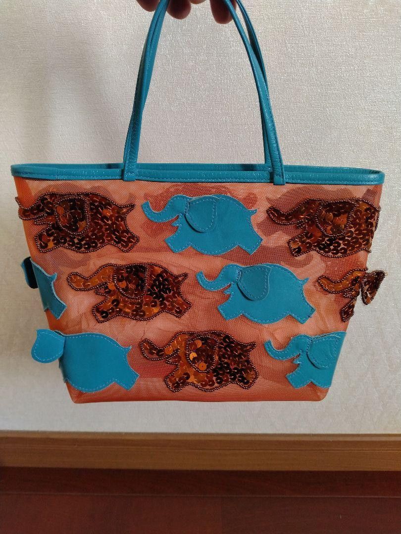 Undercover UNDERCOVER Jonio Fragment Mini Tote Bag Orange / Blue Size ONE SIZE - 3 Thumbnail
