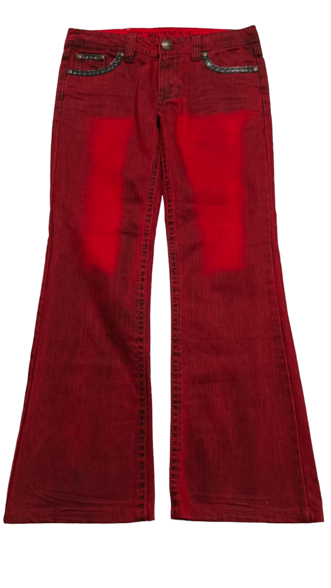 Japanese Brand 🔥Hot🔥Seditionaries Hell Reds Punk Jeans Size US 30 / EU 46 - 3 Thumbnail