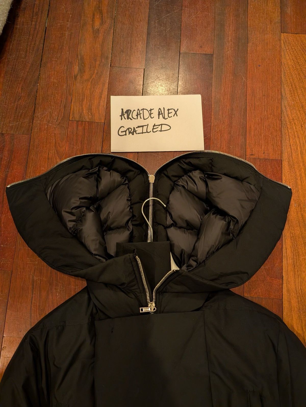 Moncler × Rick Owens MONCLER + RICK OWENS ALICE HOODED SHORT DOWN JACKET Size US M / EU 48-50 / 2 - 2 Thumbnail