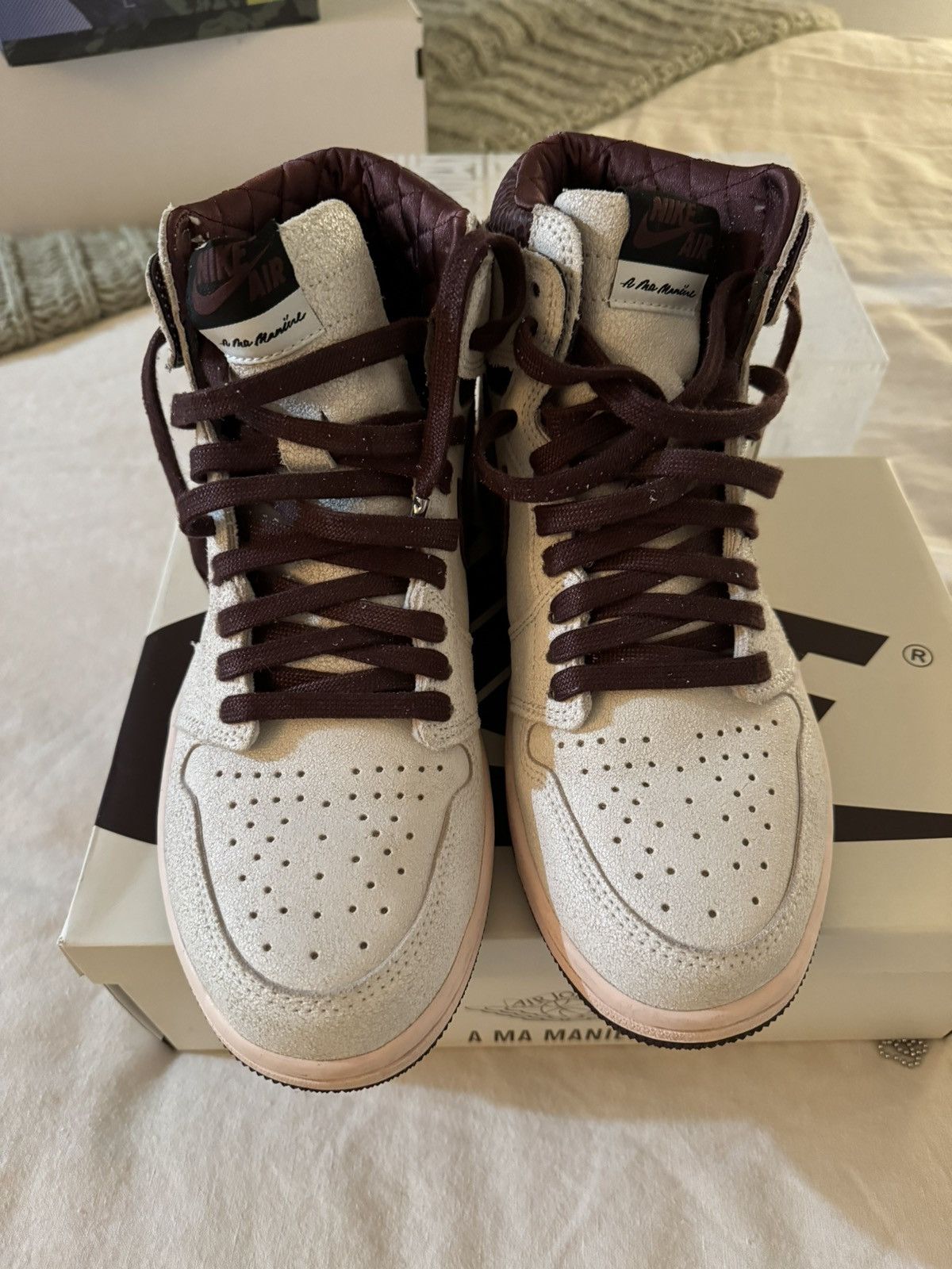 A Ma Maniere × Jordan Brand Air Jordan 1 High OG ‘Airness’ x A Ma Maniere Size US 9.5 / EU 42-43 - 5 Thumbnail