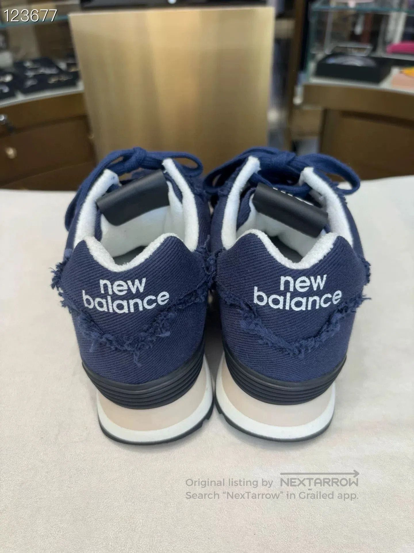 Miu Miu New Balance x Denim Sneakers. Size US 5 / IT 35 - 5 Thumbnail