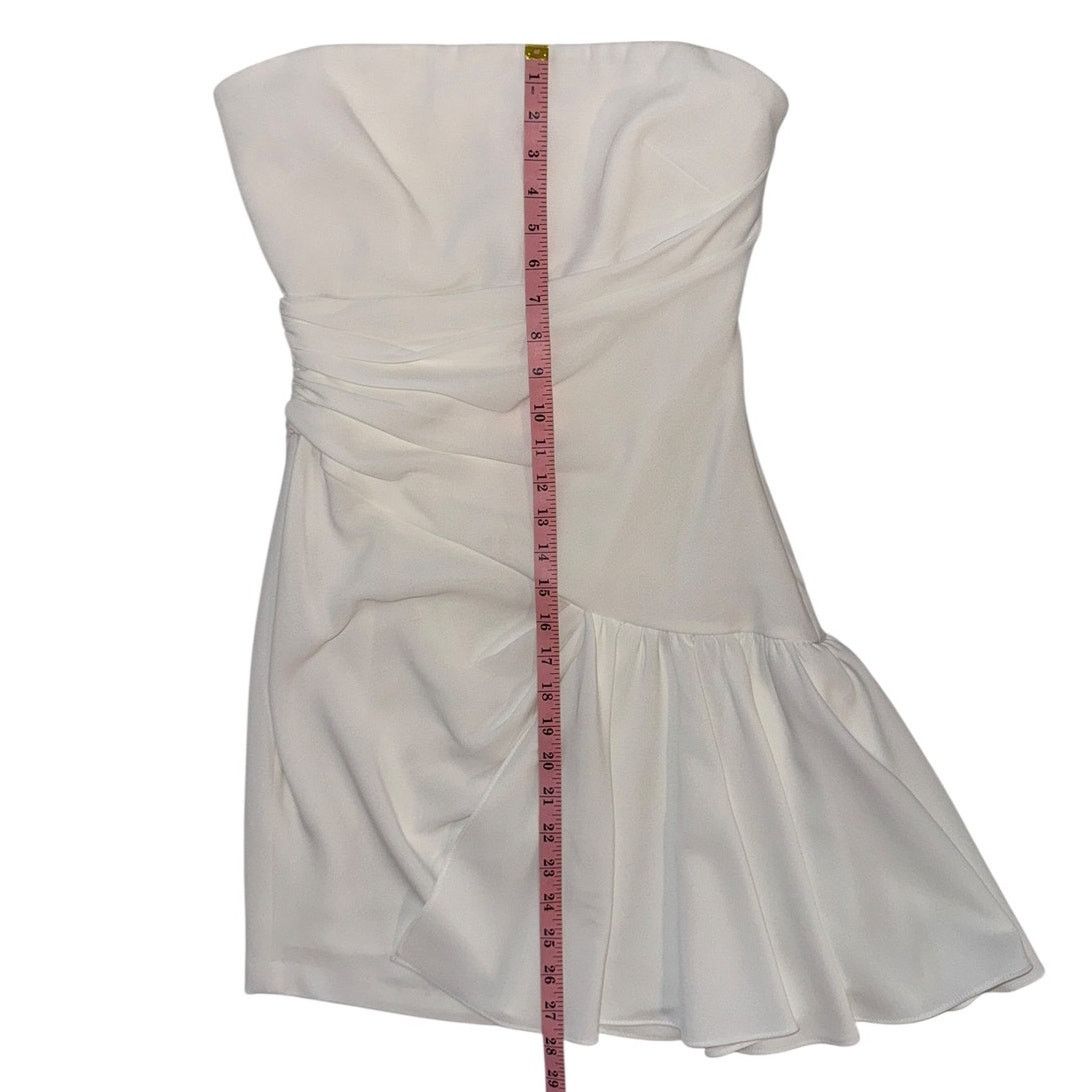 Cinq a Sept NEW Cinq à Sept Ella Strapless Ivory Mini Dress Ivory Sz 8 Size M / US 6-8 / IT 42-44 - 10 Thumbnail