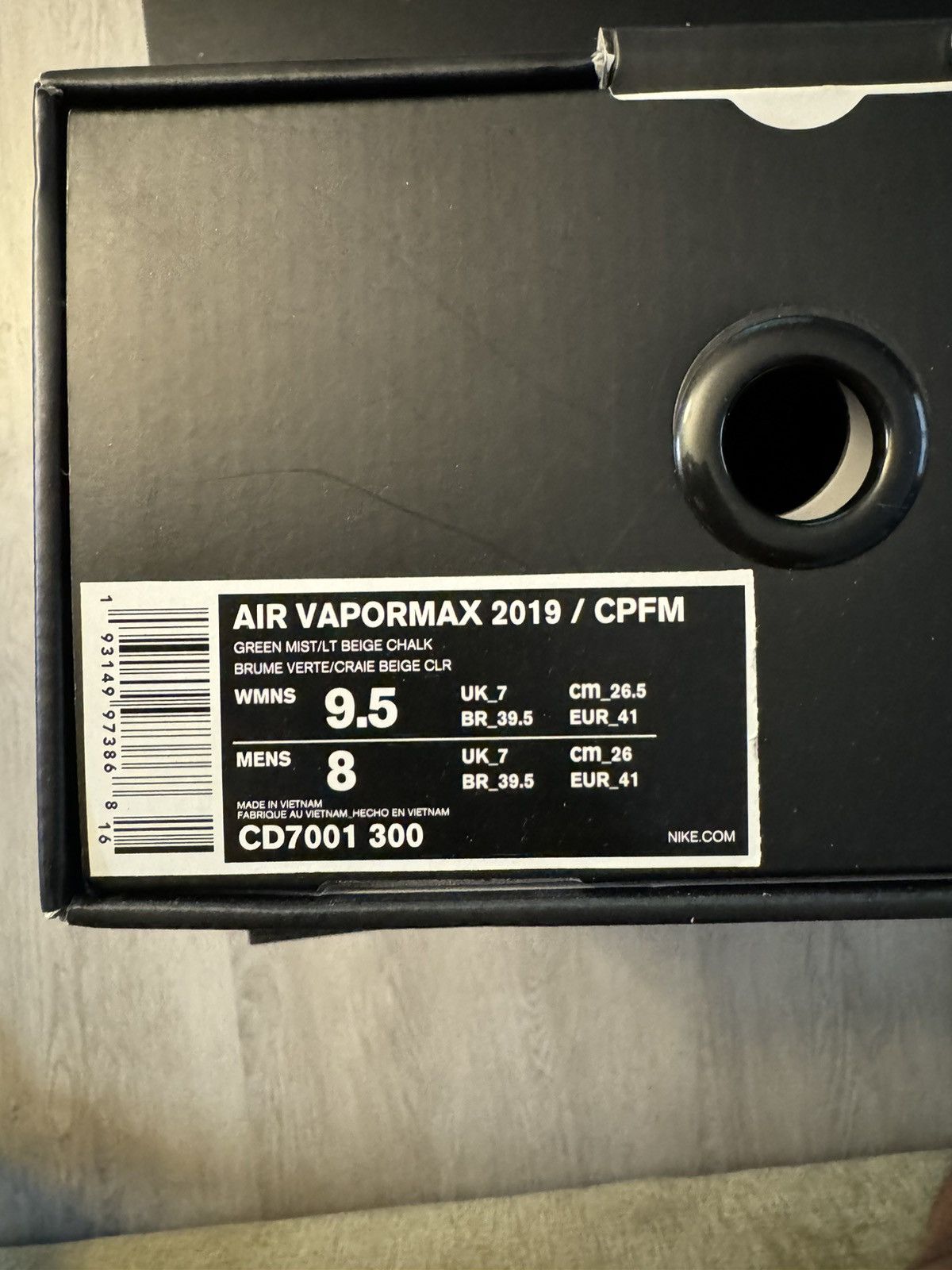 Cactus Plant Flea Market × Nike Air Vapormax 2019/CPFM Size US 8 / EU 41 - 5 Thumbnail