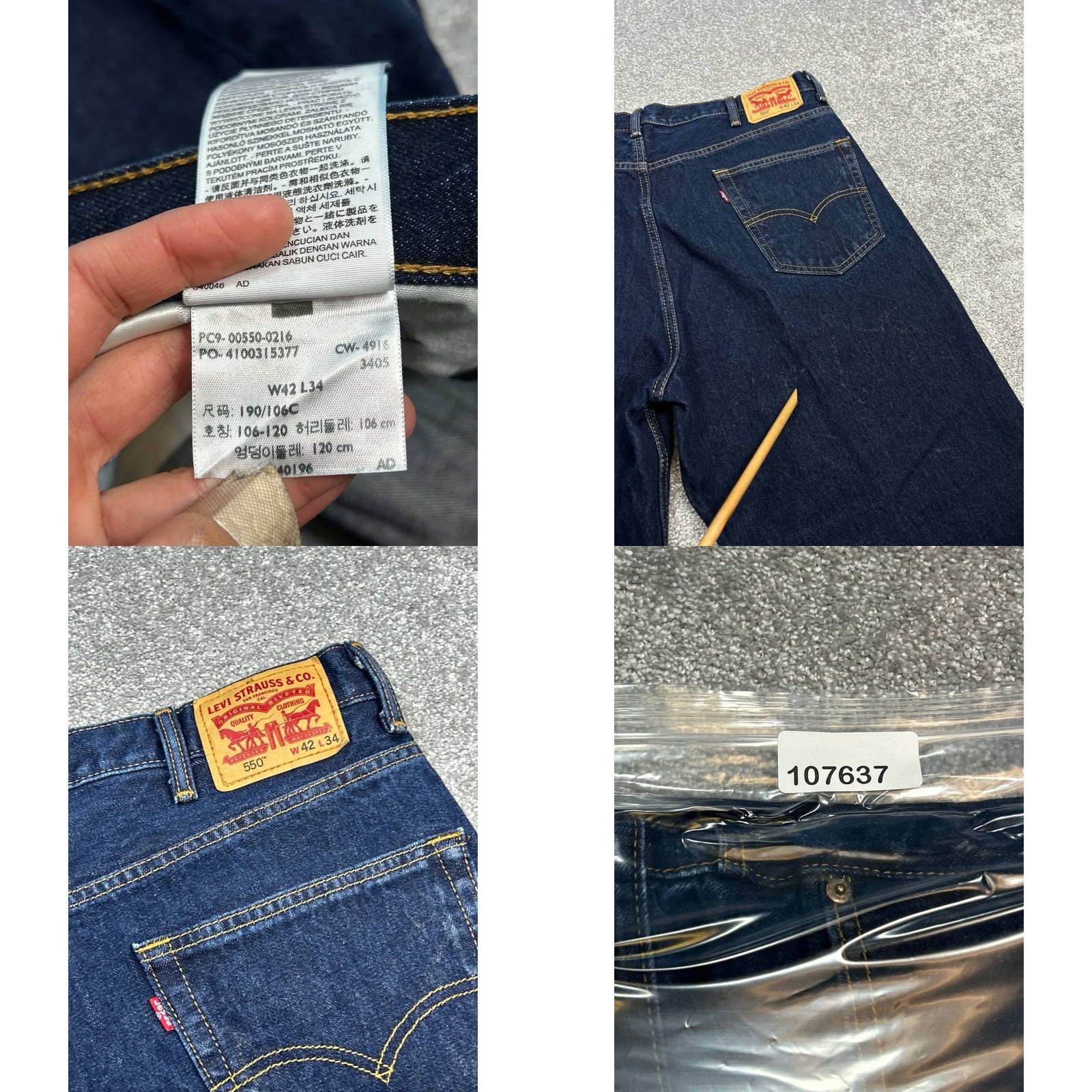 Levi's Item Specifications: Closure: Lace Size US 42 / EU 58 - 8 Thumbnail