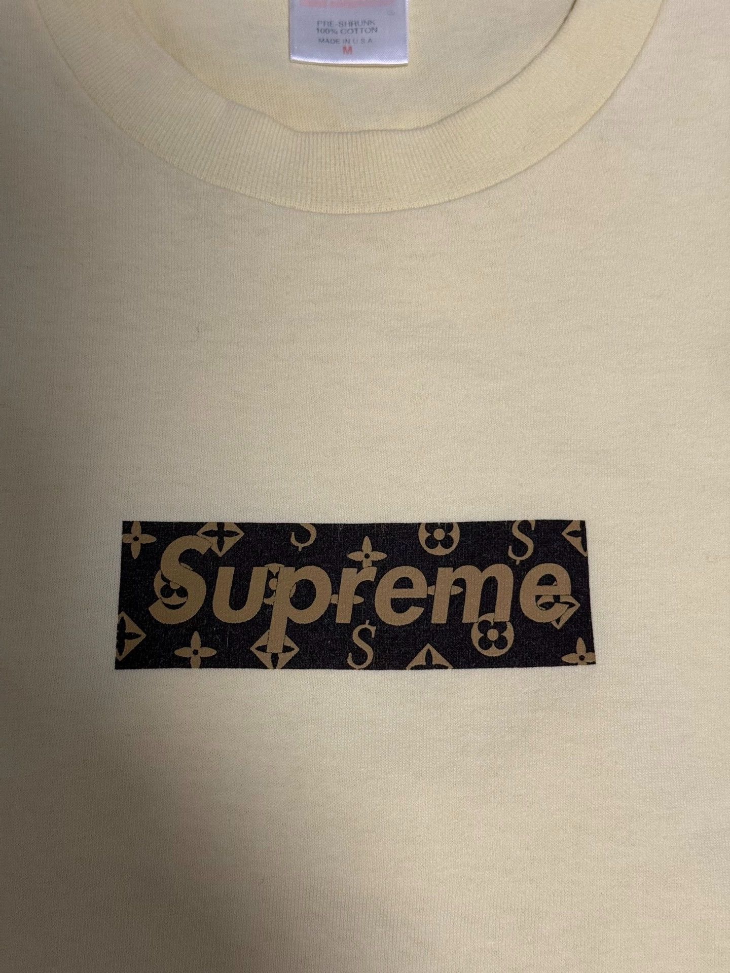Supreme Supreme 2000 LV Monogram Box Logo Tee M Good Size US M / EU 48-50 / 2 - 2 Thumbnail