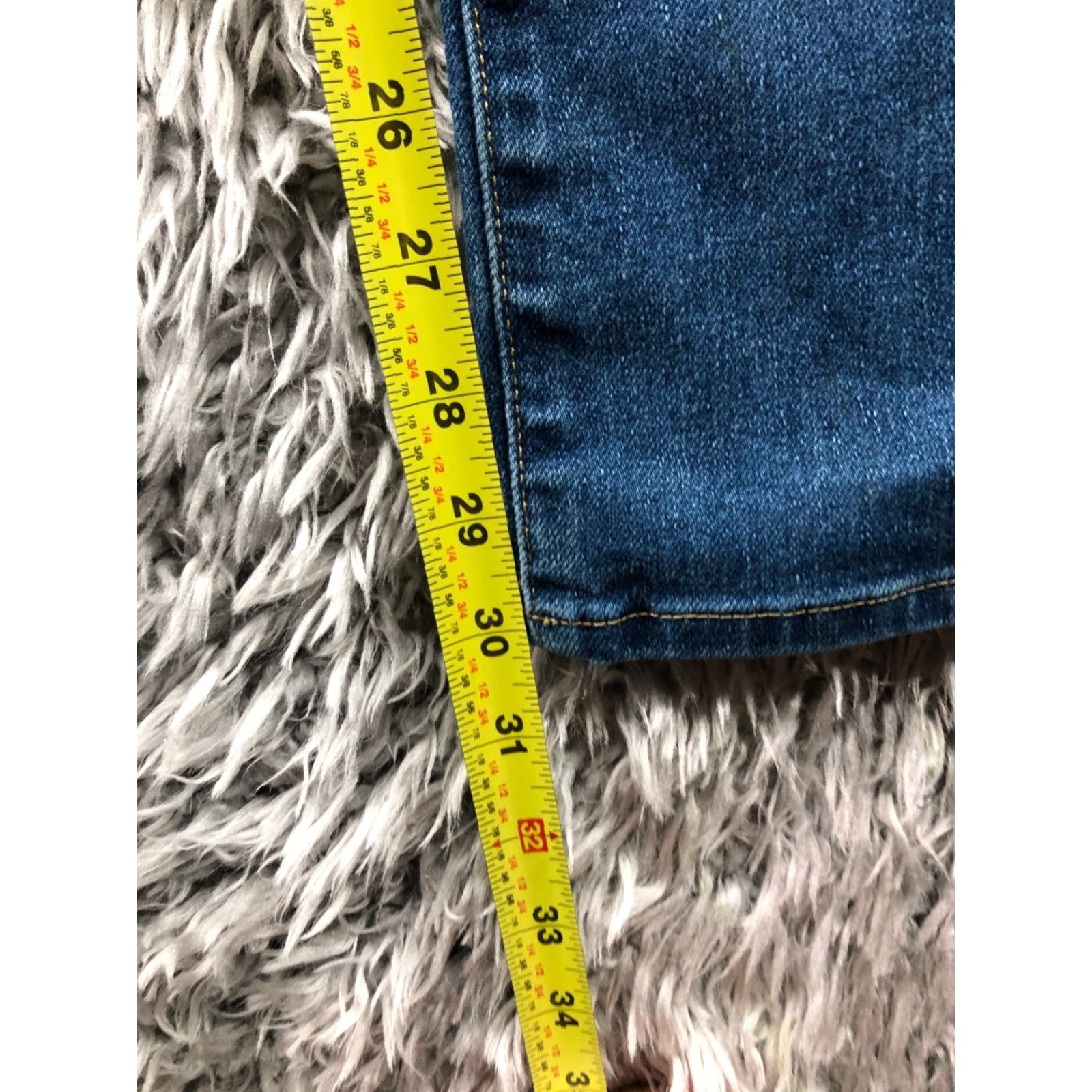 Vintage Trumaker Jeans Main Selling Point: Straight, Mid Rise, Blue, 33x32, Mens, Regular Size US 33 - 3 Thumbnail