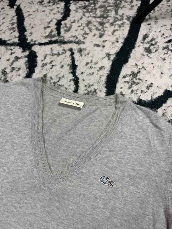 Lacoste Lacoste sweater gray 38 logo Size XS / US 0-2 / IT 36-38 - 3 Thumbnail