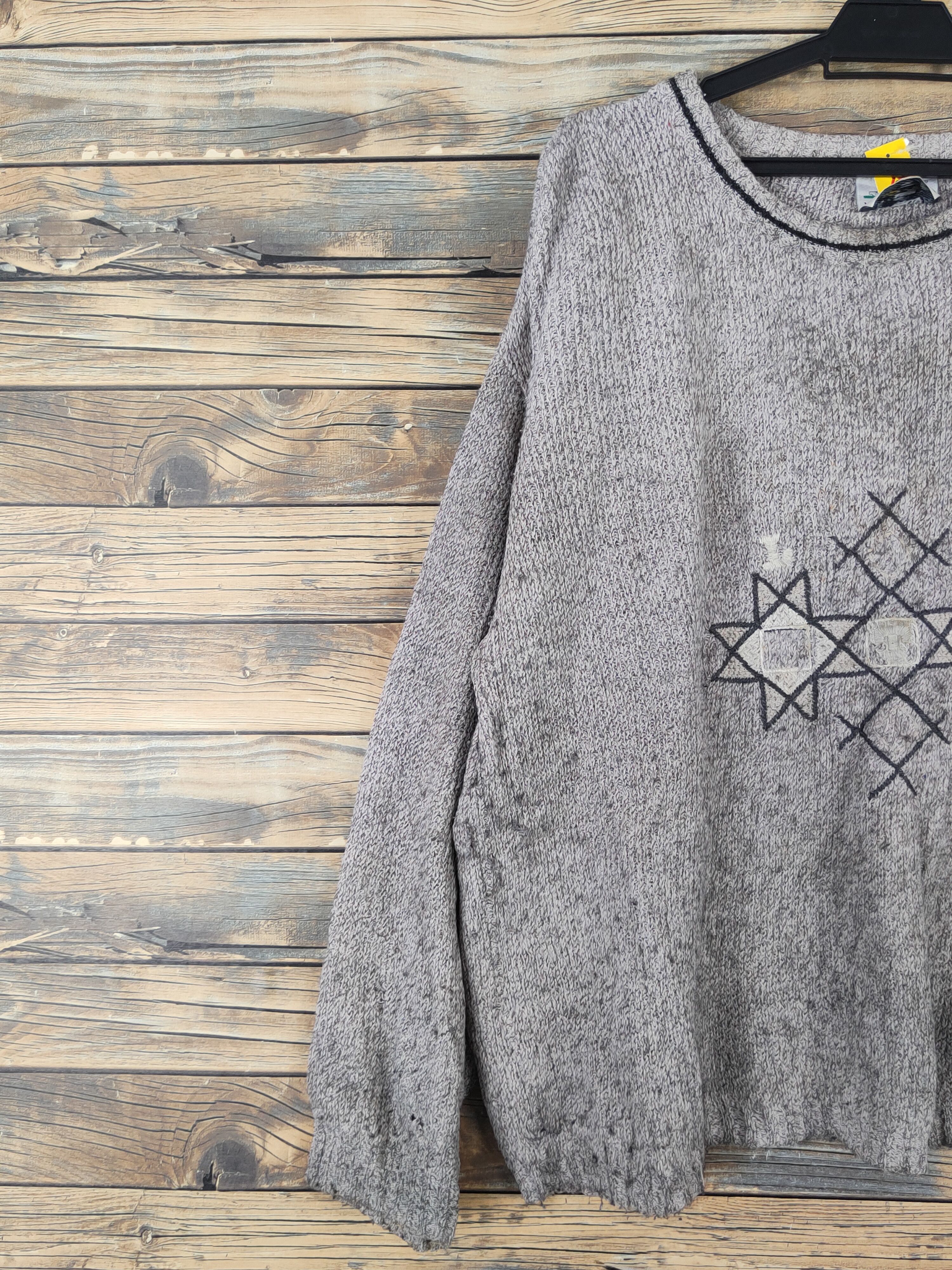 Italia Independent Milanova Italy vintage Gray Knitwear Sweatshirts #W1134 Size US L / EU 52-54 / 3 - 4 Thumbnail
