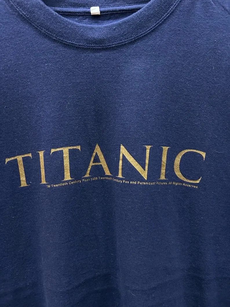 Vintage Vintage 1998 Titanic Movie tshirt size L Size US L / EU 52-54 / 3 - 3 Thumbnail