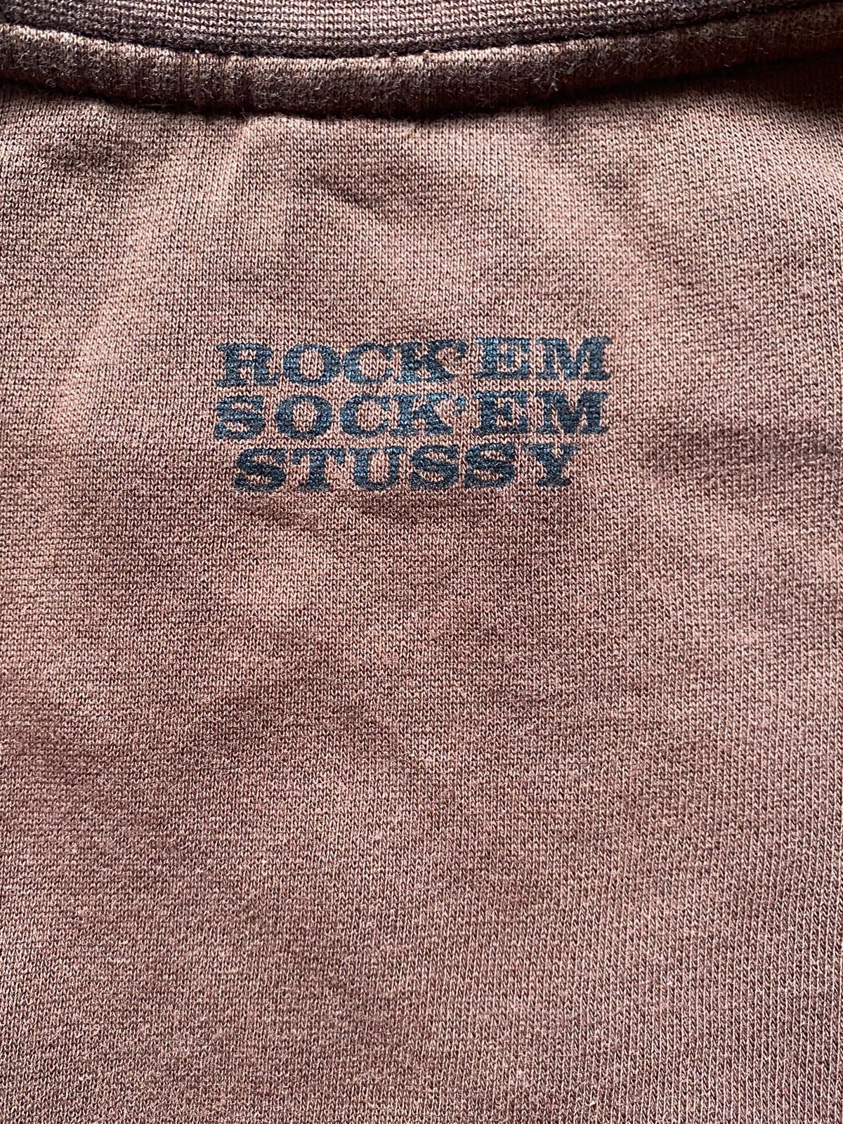 Stussy × Vintage Vintage Stussy Robot Rock'EM, Sock'em crewneck Size US L / EU 52-54 / 3 - 5 Thumbnail
