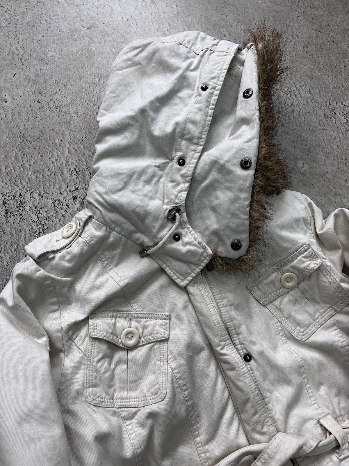 GOA Opium gothic japanese fur arctic hood y2k hype GOA style Size US M / EU 48-50 / 2 - 8 Thumbnail