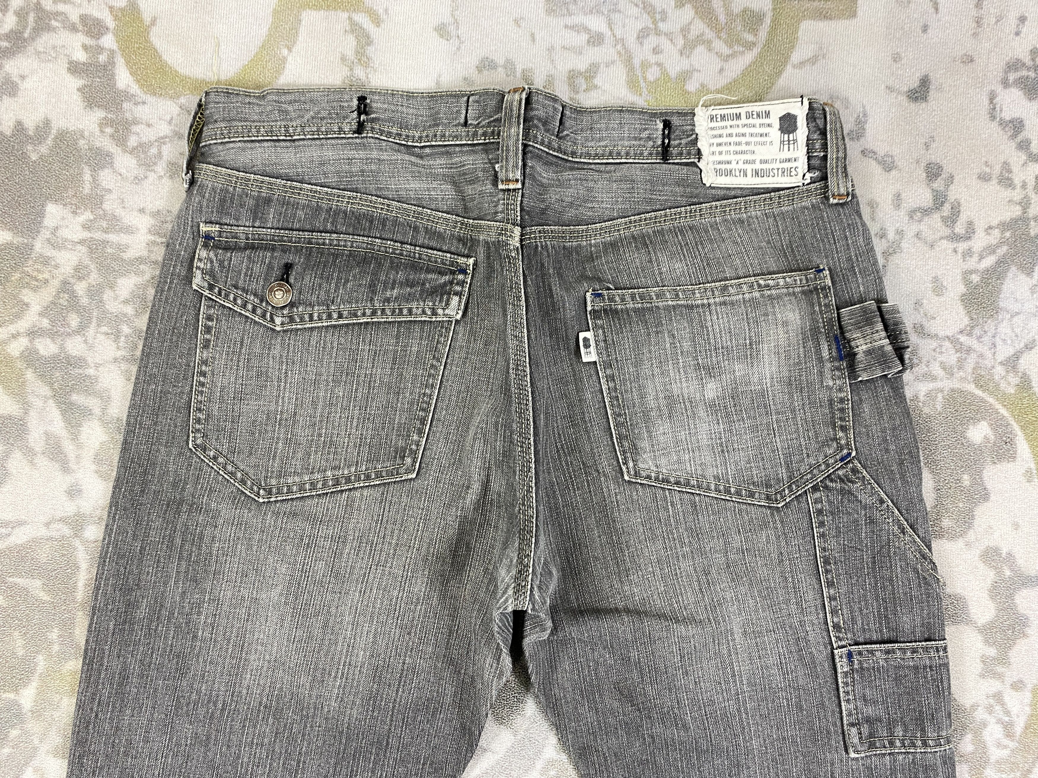 Le Grande Bleu (L.G.B.) Brooklyn Industries LGB style Jeans 35x31.5 - JN3014 Size US 35 - 4 Thumbnail