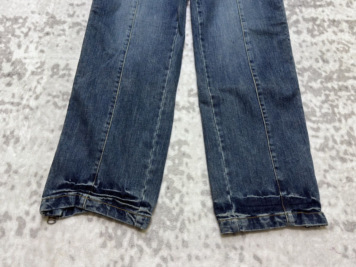 Japanese Brand Purete Equipment Zip Detail Denim Y2K Adjustable Straight Size US 34 / EU 50 - 7 Thumbnail