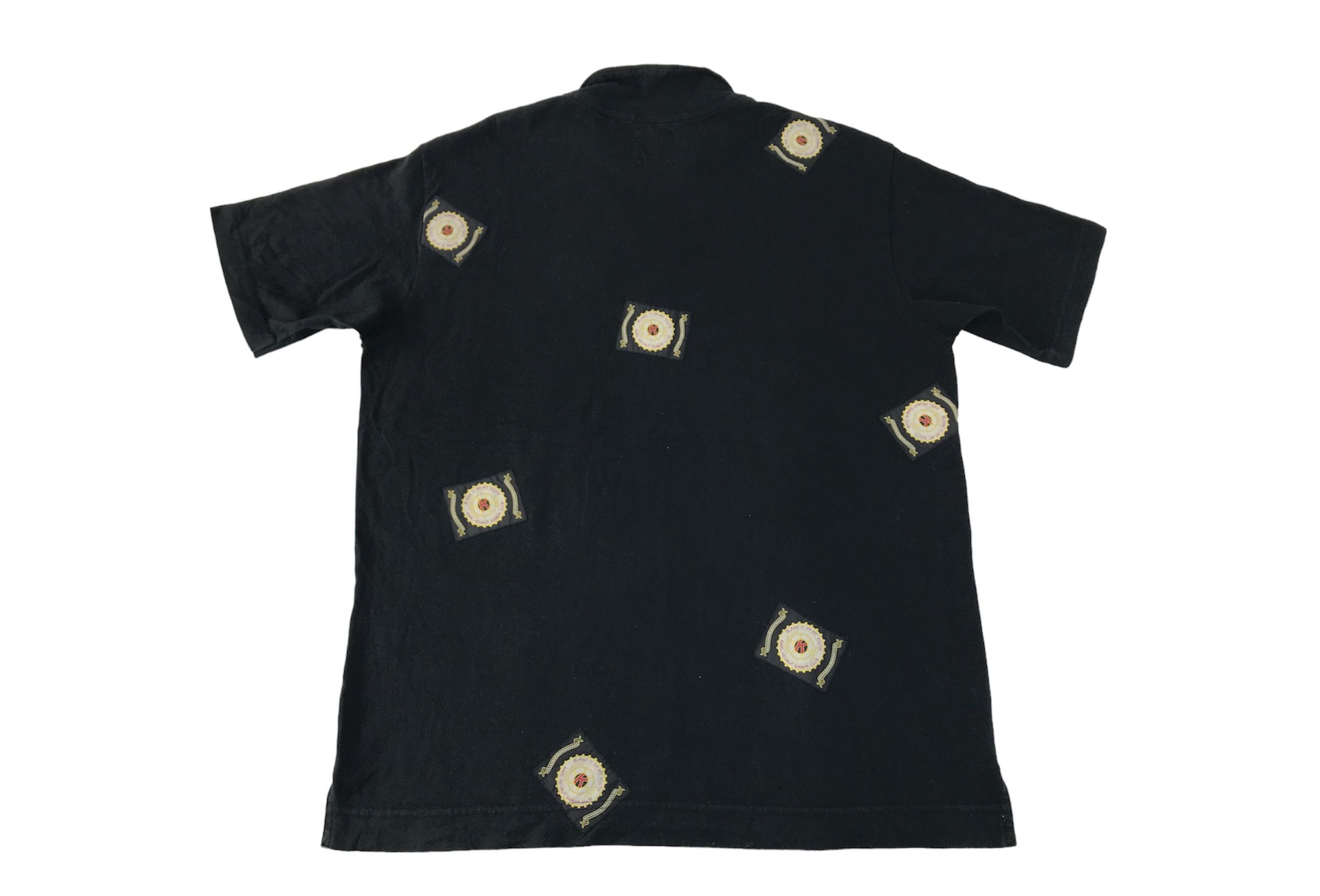 Karl Helmut Zipper Neck Printed Logo Tee T-shirt