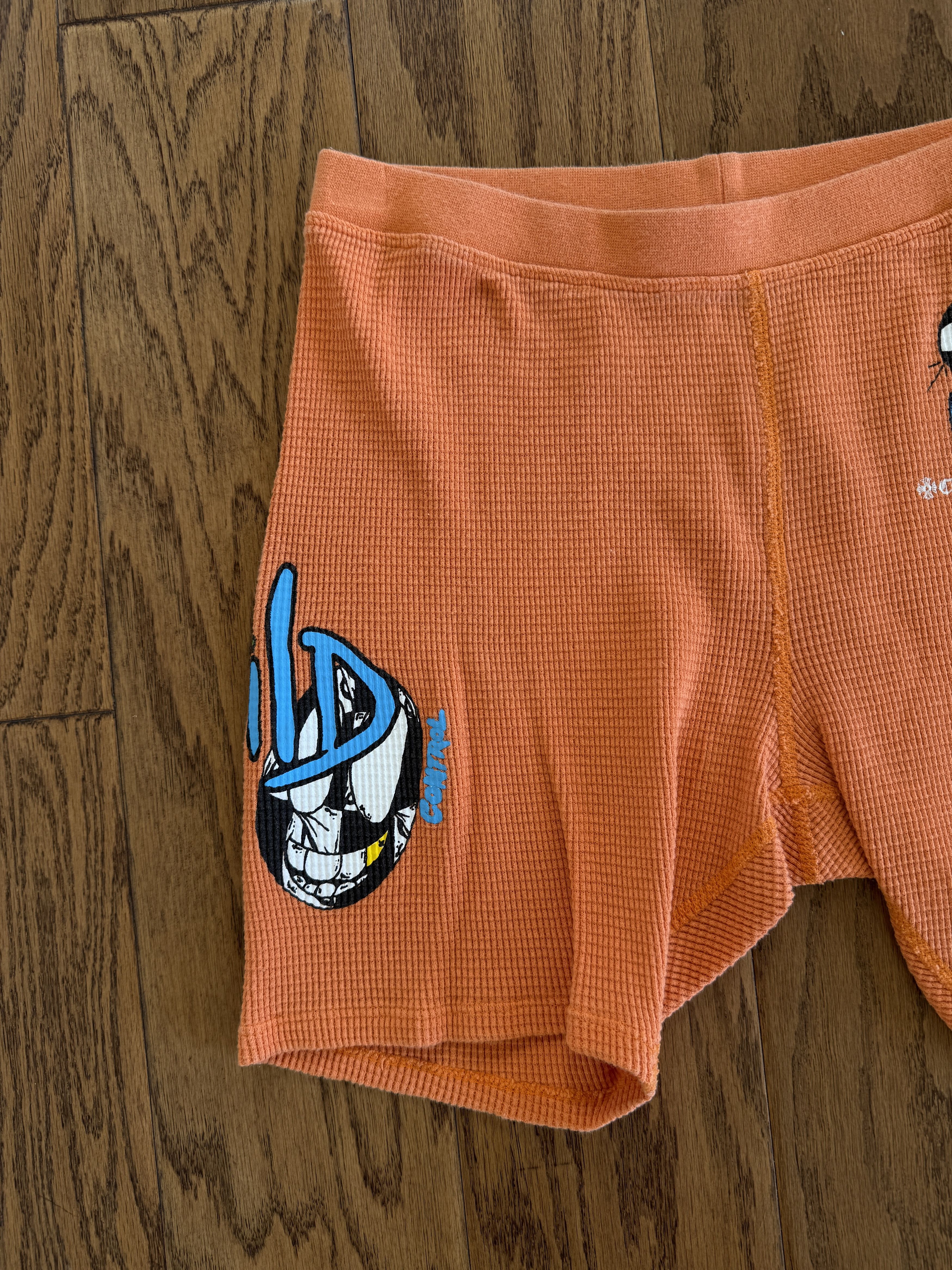 Chrome Hearts CH Matty Boy Link Waffle Thermal Shorts Sz L Size 26" / US 2 / IT 38 - 5 Thumbnail