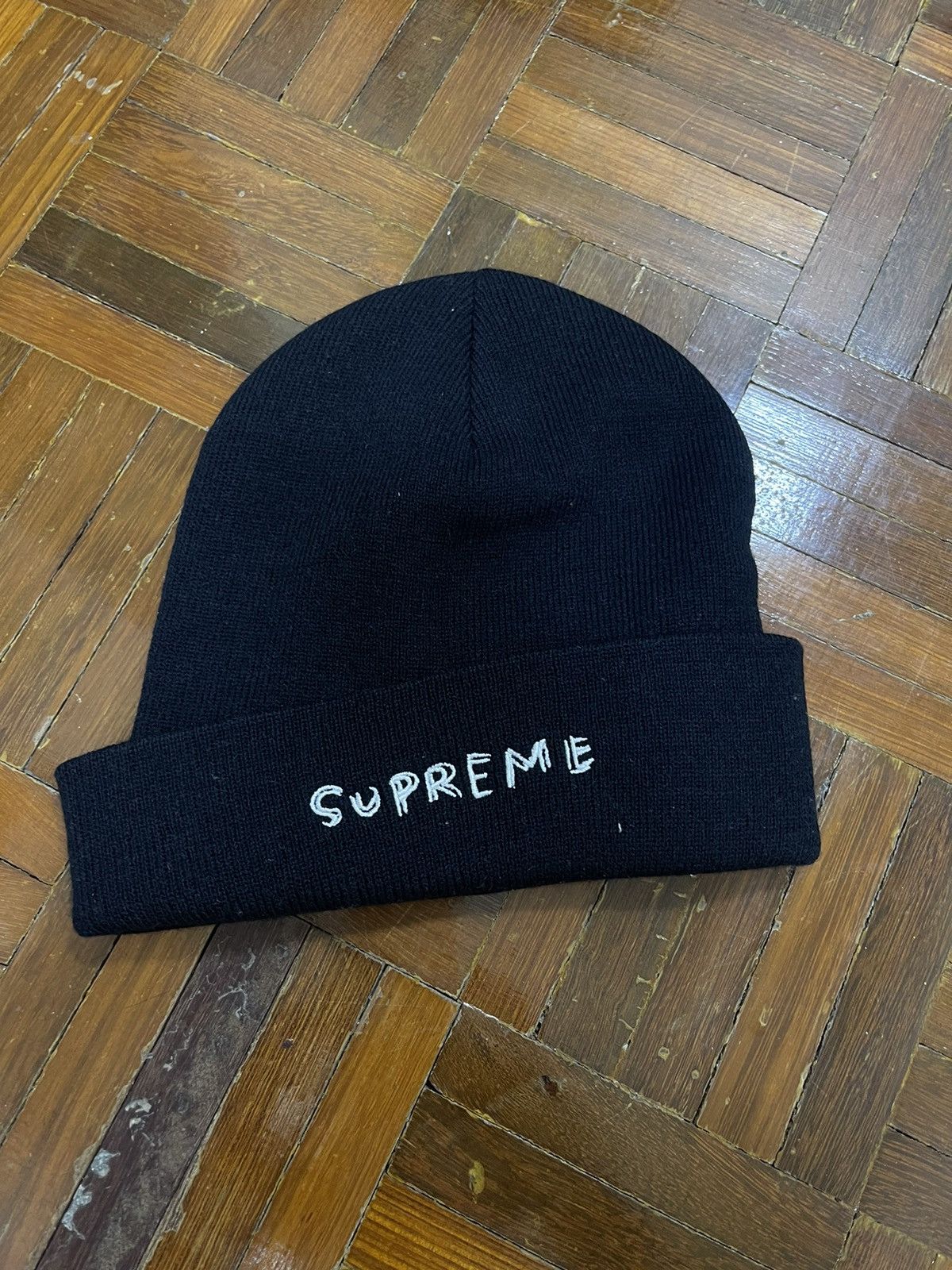 Supreme Supreme Daniel Johnston Beanie Black Size ONE SIZE - 2 Thumbnail