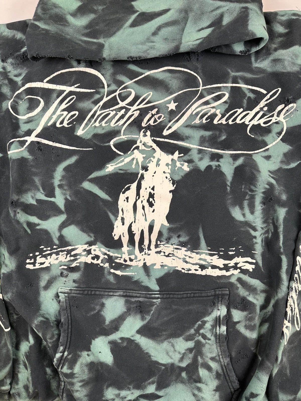 HELLSTAR Hellstar Green Marble Paradise Hoodie Size US XL / EU 56 / 4 - 2 Thumbnail
