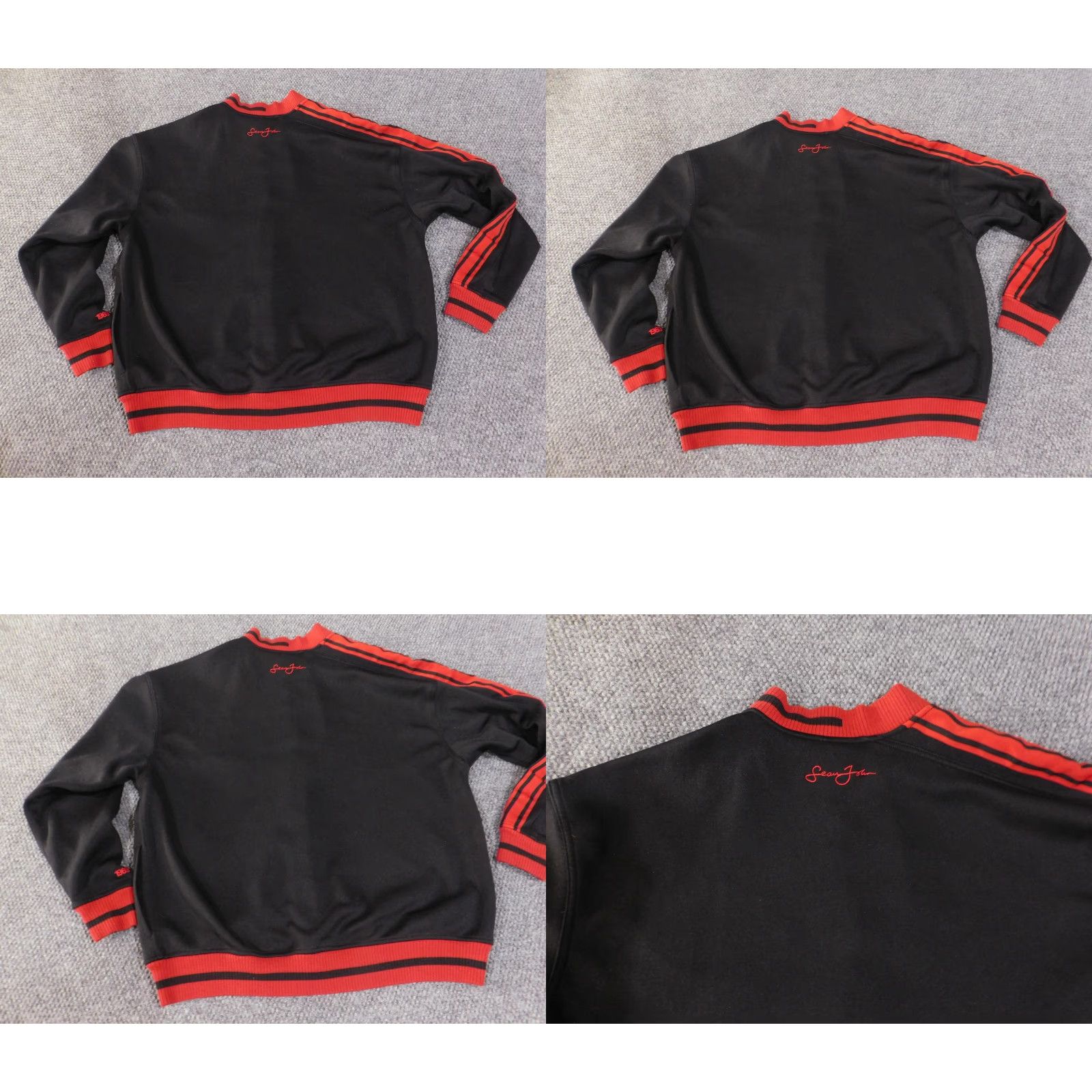 Sean John Sean John Jacket Mens XL Black Varsity Hip Hop Style Size US XL / EU 56 / 4 - 8 Thumbnail