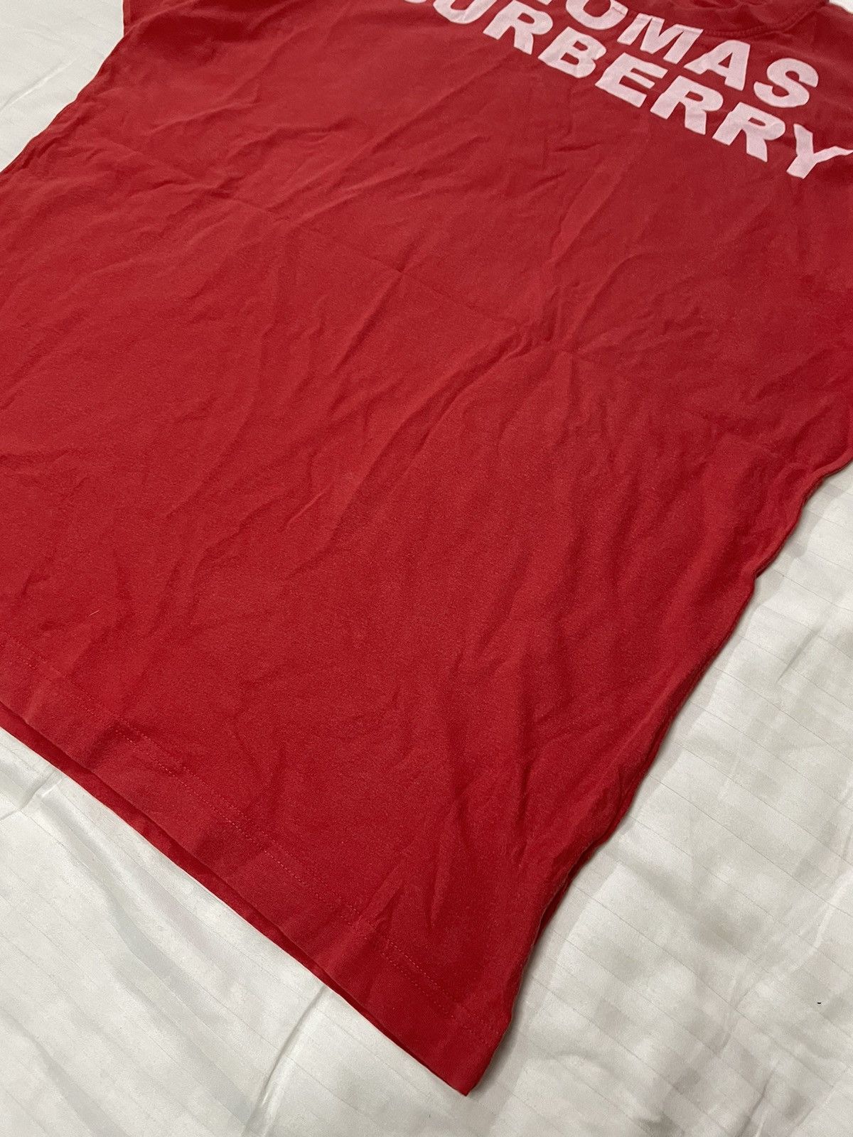 Burberry Vintage Rare Thomas Burberry Big Logo T-shirt Size US XL / EU 56 / 4 - 7 Thumbnail