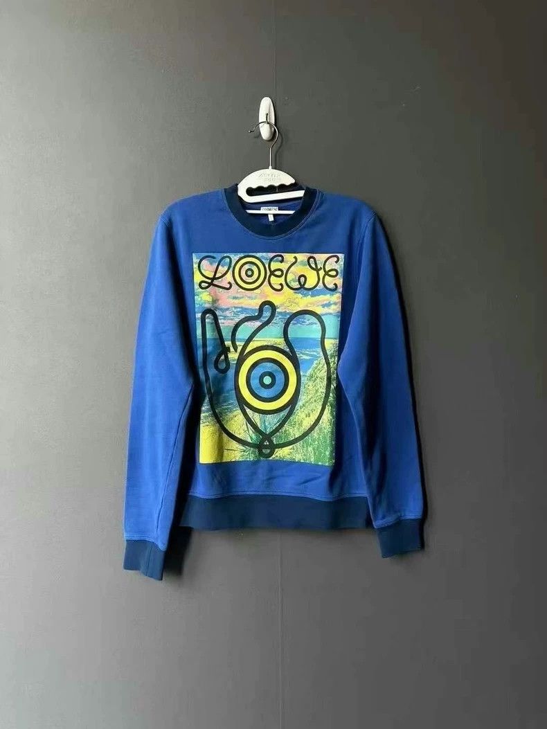 LOEWE Oil painting hoodie