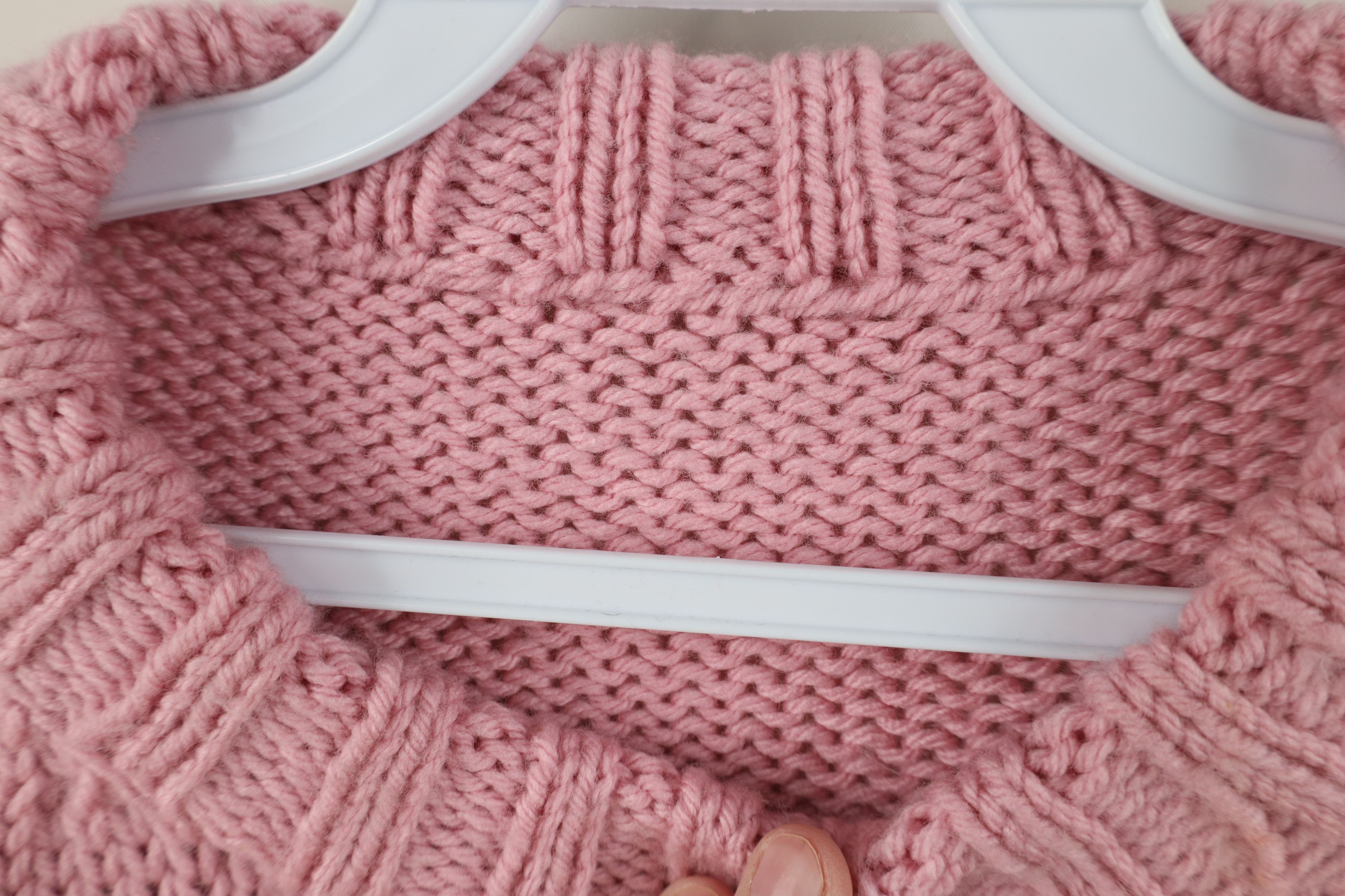 Vintage Vintage 70s Streetwear Ribbed Knit Boxy Sweater Pink USA Size XL / US 12-14 / IT 48-50 - 5 Thumbnail