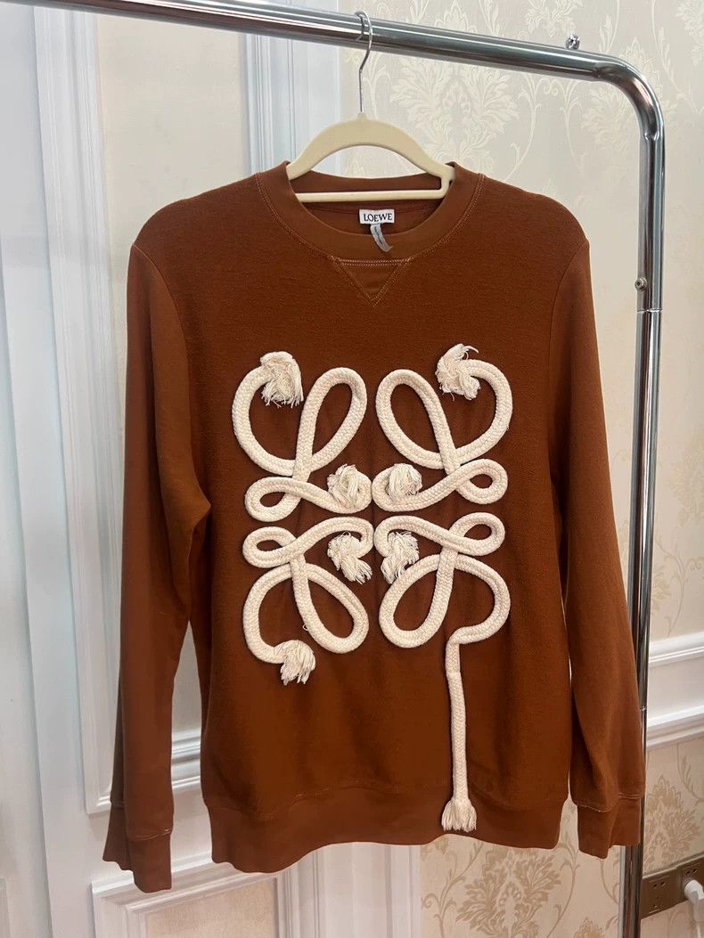 Loewe LOEWE Autumn/winter knit hoodie / Maillard color palette Size S / US 4 / IT 40 - 2 Thumbnail