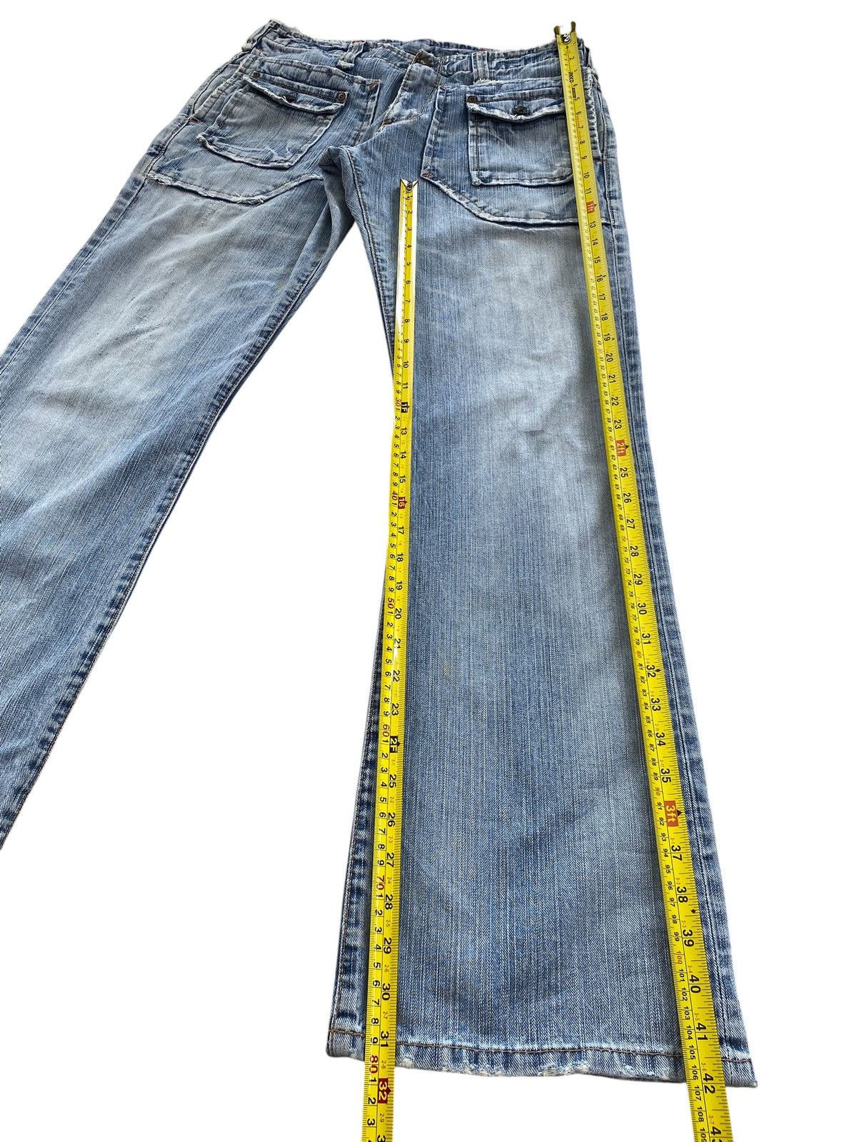 Edwin Edwin Vintage Bush Multi-Pocket Style Bootcut Flare Jeans Size US 32 / EU 48 - 8 Thumbnail