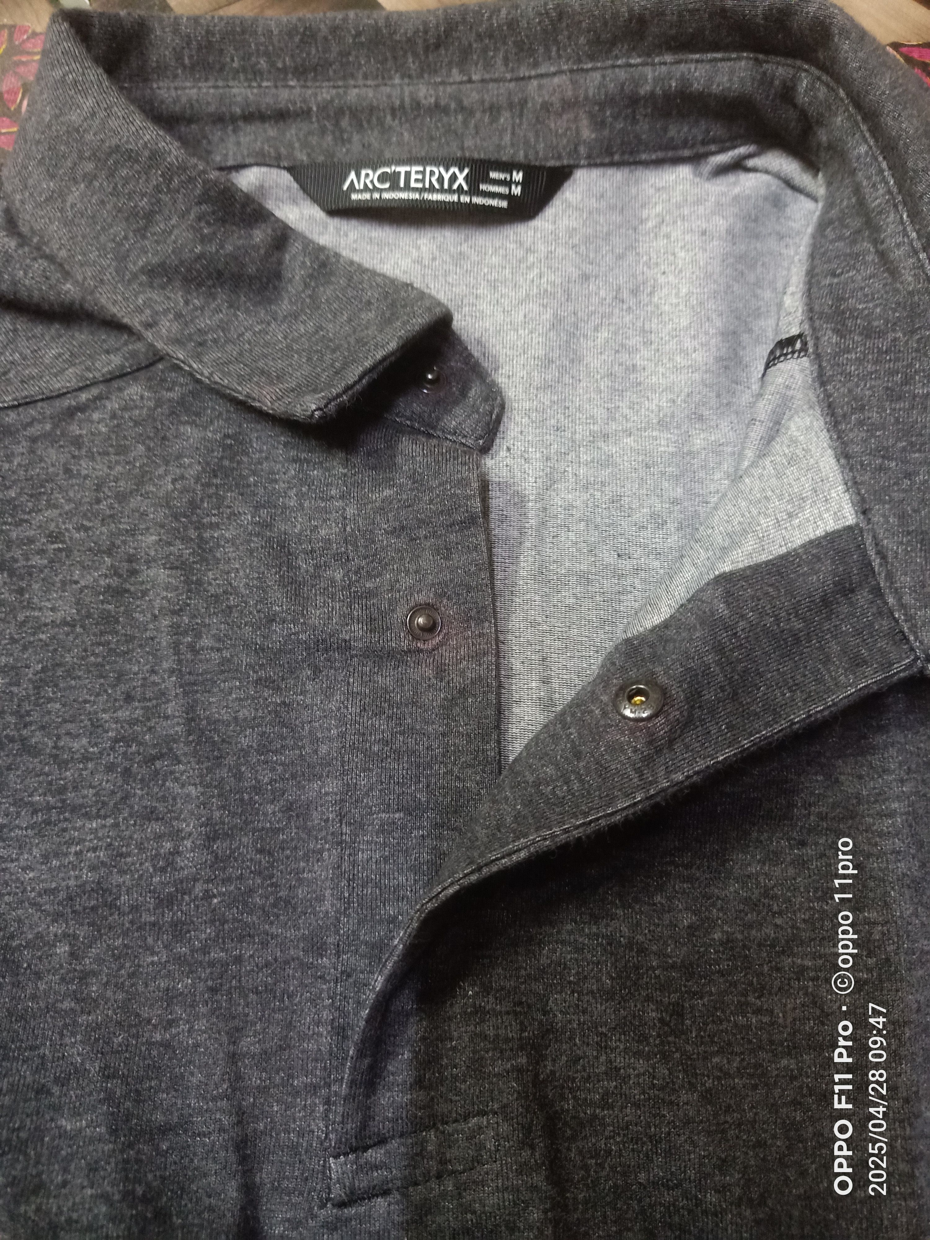 Arc'teryx × Veilance Arc'Teryx Polo Men Shirt LongSleeve Medium Size US M / EU 48-50 / 2 - 4 Thumbnail