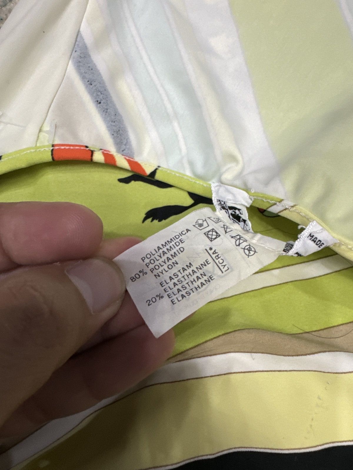 Hermes VINTAGE 1980s HERMES LE COURSES SWIMMING SUIT BIKINI SIZE 36 Size XS / US 0-2 / IT 36-38 - 13 Thumbnail
