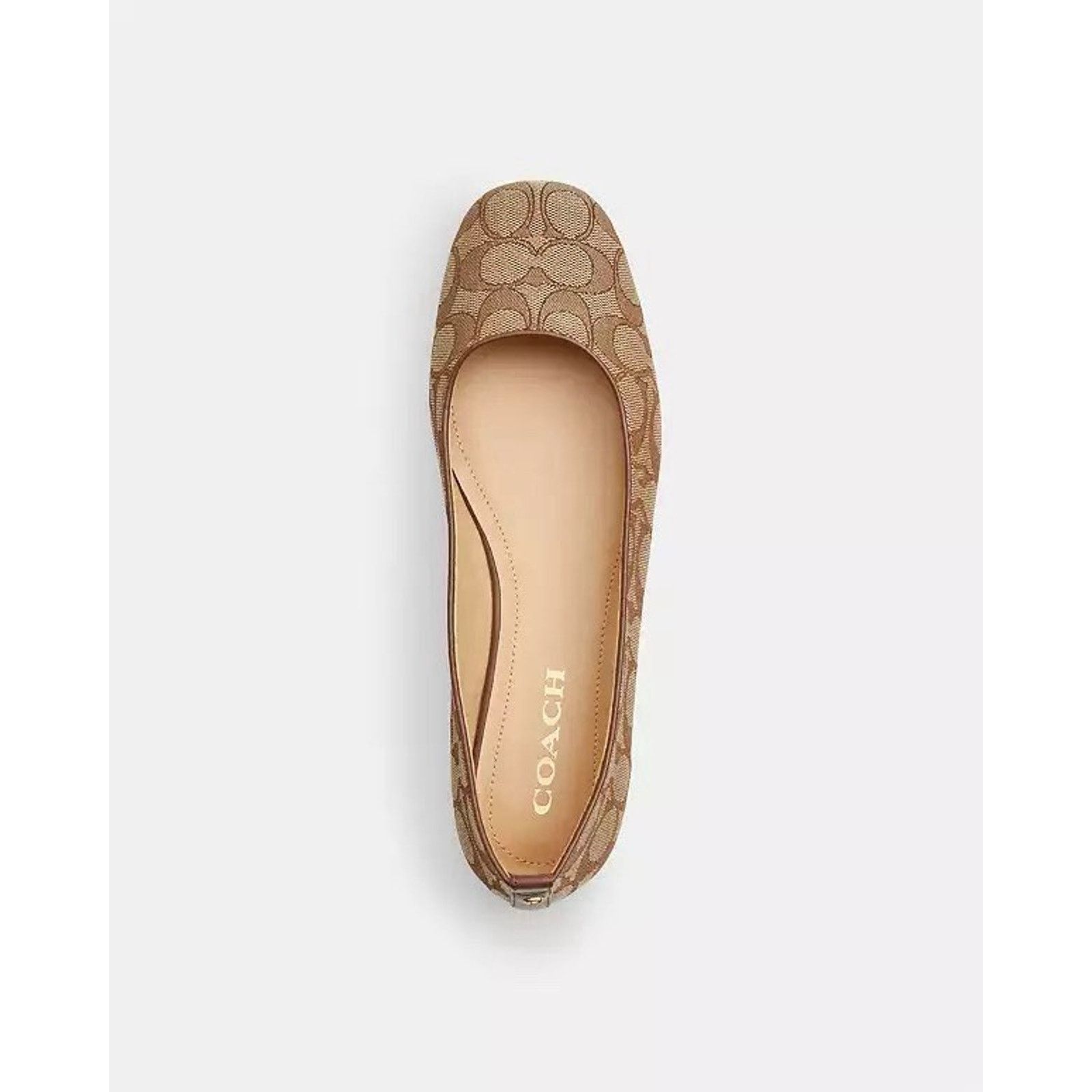Coach NEW COACH Wendie Ballet Signature Women's Khaki CX228 US 8 Size US 8 / IT 38 - 8 Thumbnail