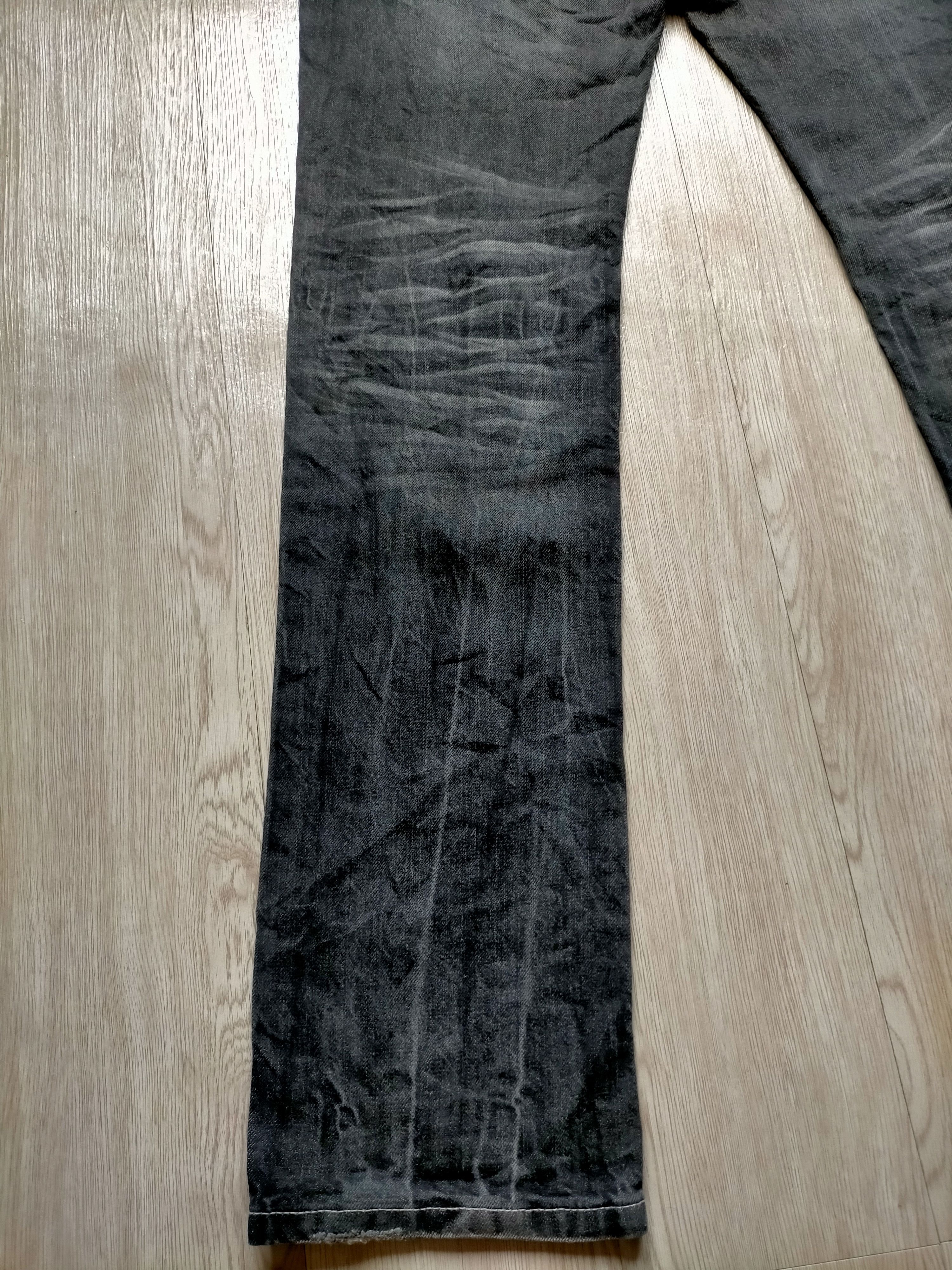 semanticdesign Semantic Design Multipocket Zipped Punk Style Black Jeans Size US 34 / EU 50 - 17 Thumbnail