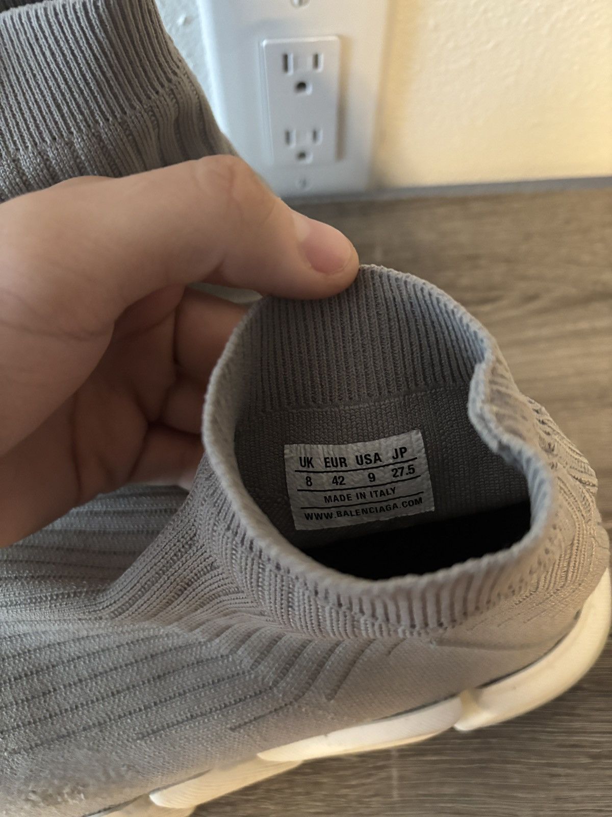 Balenciaga Balenciaga speed trainers rib-knit Size US 9 / EU 42 - 5 Thumbnail