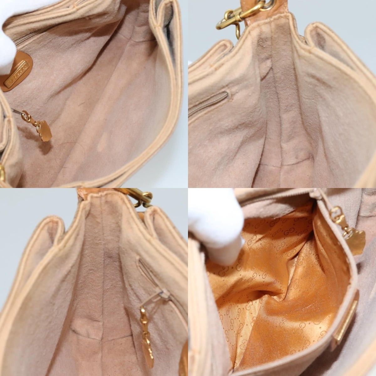 Gucci GUCCI Micro GG Supreme Shoulder Bag Pvc Beige Gold Size ONE SIZE - 12 Thumbnail