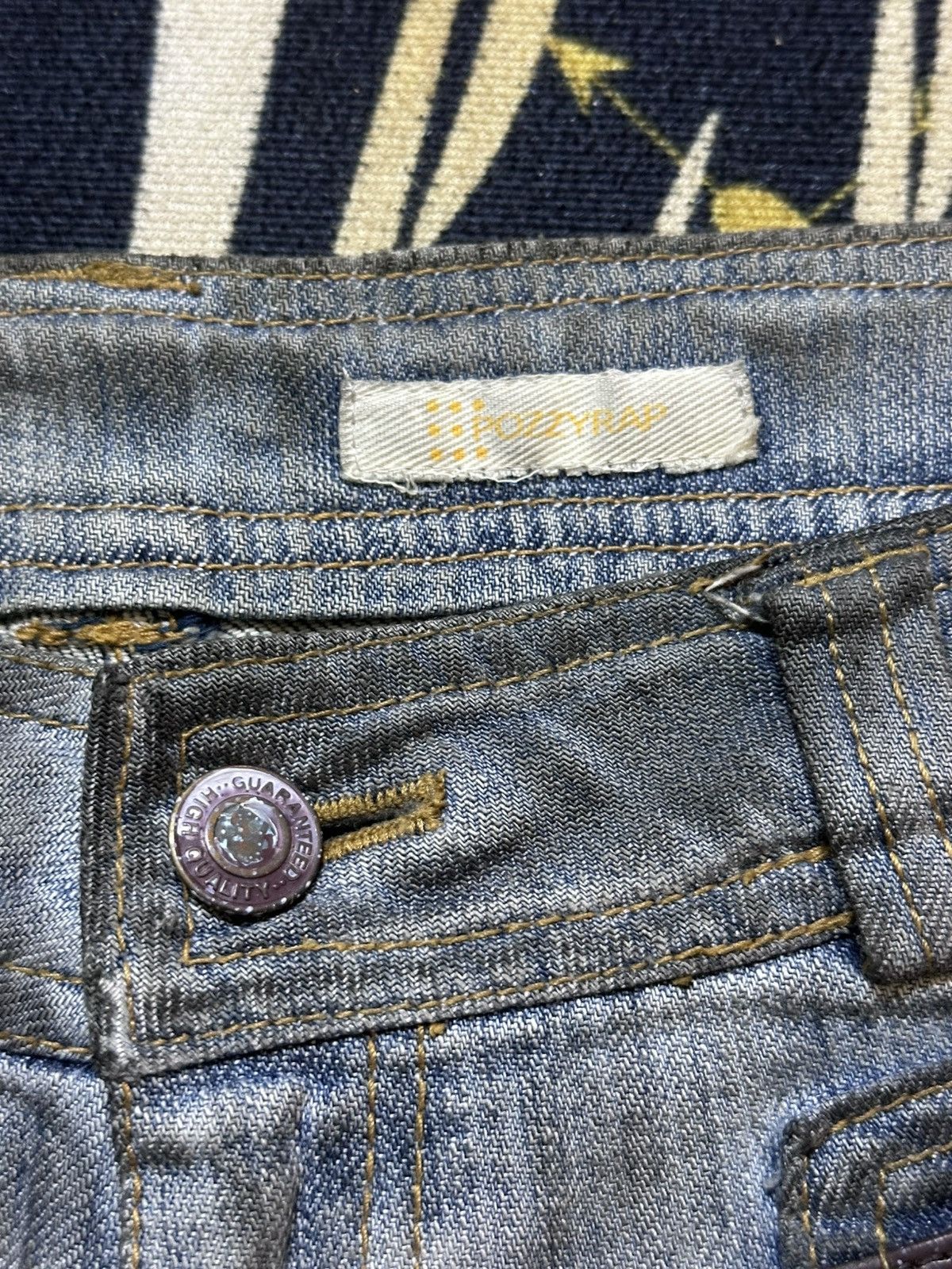 Japanese Brand Vintage Pozzyrap Flare Bootcut Ignite Flame Bush Pants Denim Size US 32 / EU 48 - 10 Thumbnail