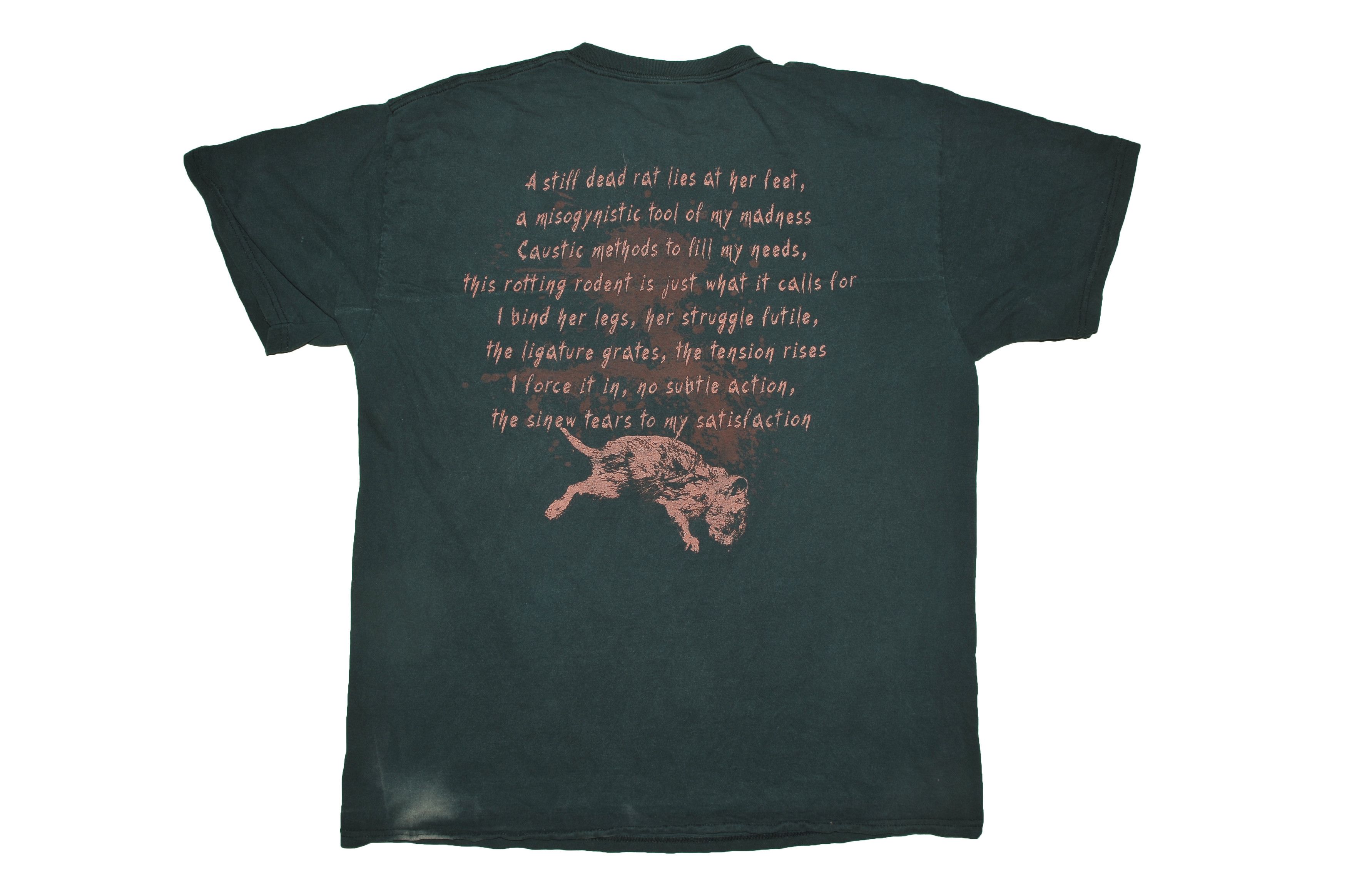 Fruit Of The Loom Devourment Band T-Shirt F***ed With Rats Death Metal Tee XL Size US XL / EU 56 / 4 - 2 Thumbnail