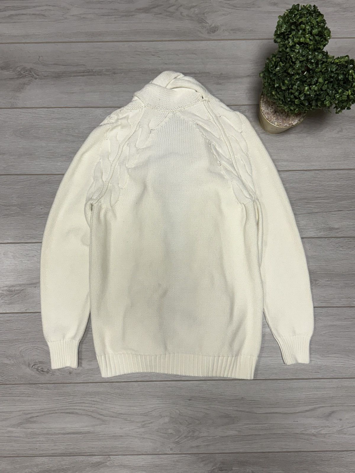 Alexander McQueen Alexander McQueen vintage RARE knitted woven cardigan Size US XL / EU 56 / 4 - 11 Thumbnail