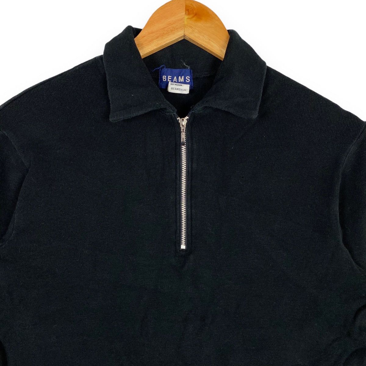 Beams Plus × Japanese Brand VINTAGE BEAMS HALF ZIPPER SHIRT JUMPER PULLOVER SWEATER Size US M / EU 48-50 / 2 - 2 Thumbnail