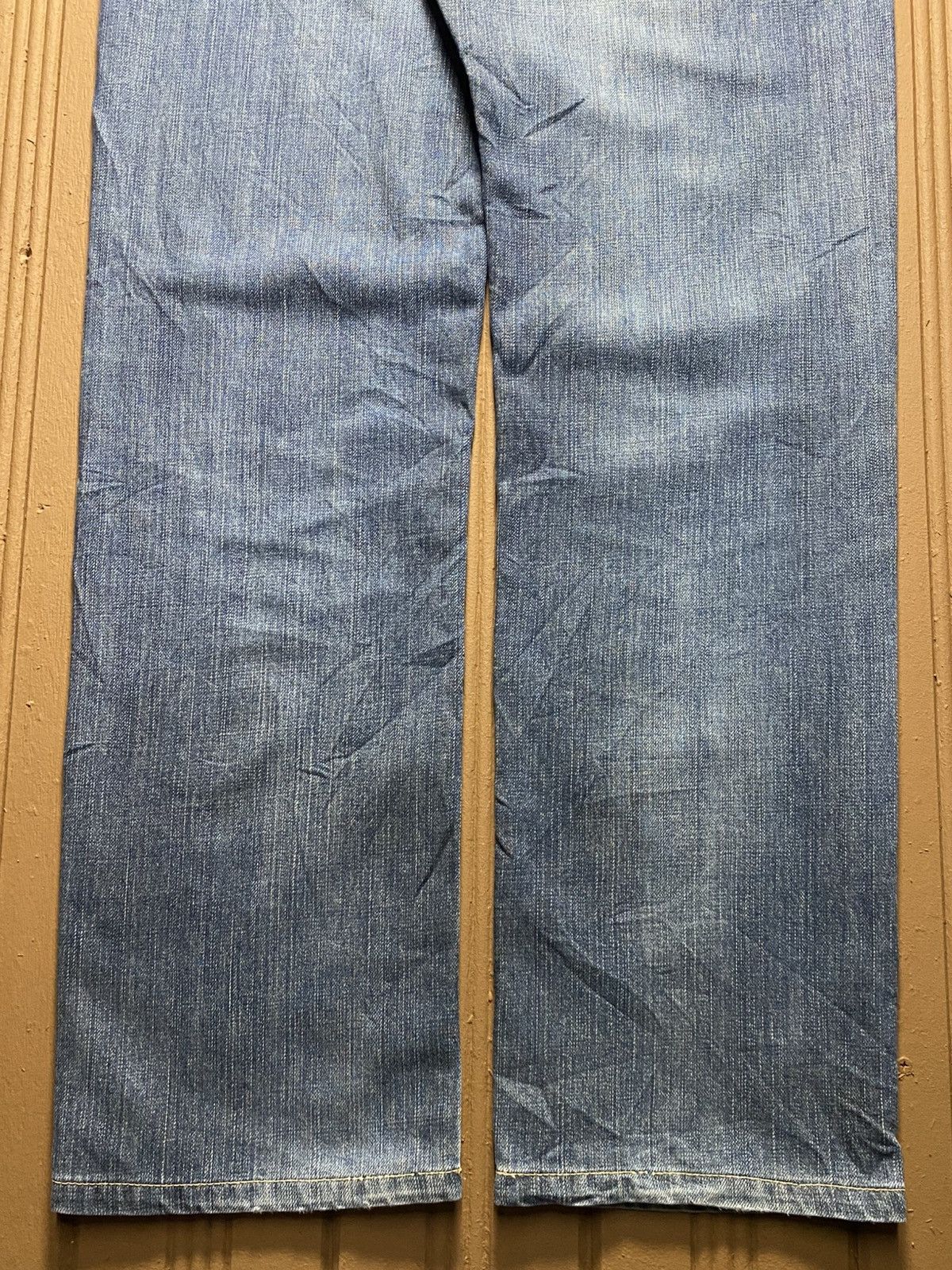 Japanese Brand Vintage Edwin 503 Premium Japan Distressed Loose Jeans Size US 32 / EU 48 - 6 Thumbnail