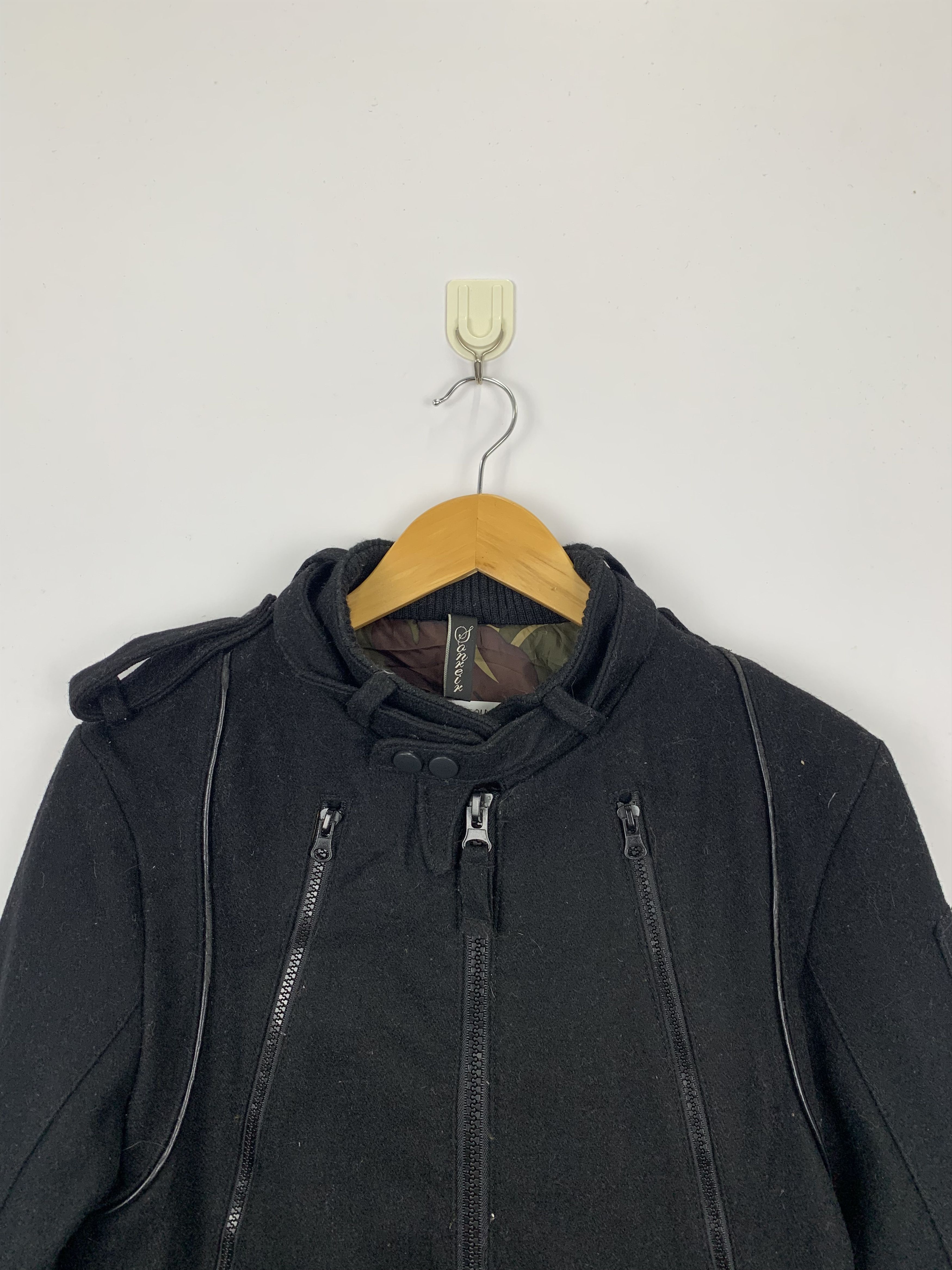 Japanese Brand Vintage Japanese Brand Wool Bomber Jacket V0487 Size US M / EU 48-50 / 2 - 2 Thumbnail