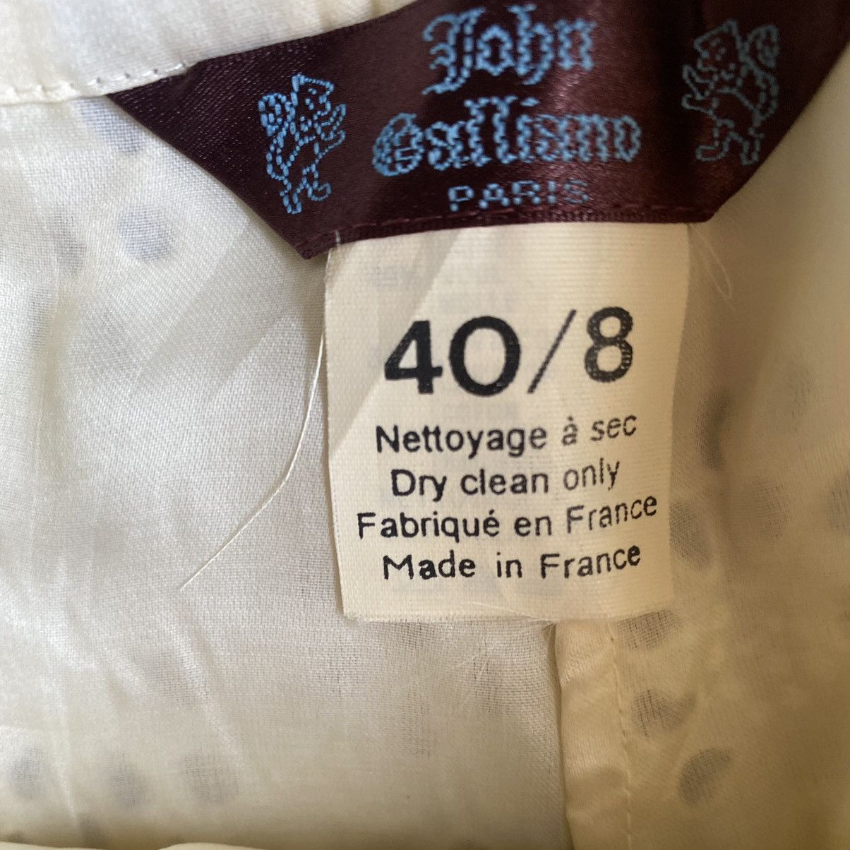 John Galliano Vintage 1996 Lace Perforate Pants Size 28" / US 6 / IT 42 - 5 Thumbnail