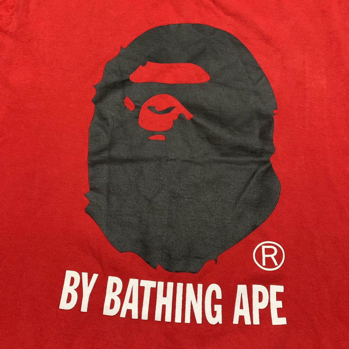 Bape Bape Large By Bathing Ape Red Tee Size US L / EU 52-54 / 3 - 3 Thumbnail