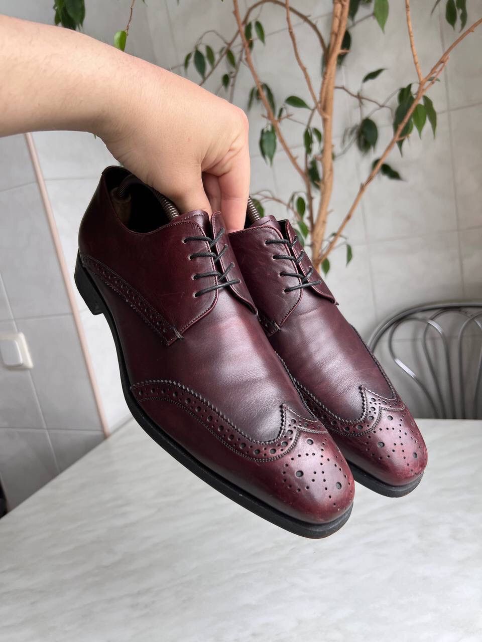 Prada × Vintage PRADA Brogue Oxfords Vintage y2k luxury grunge archive Size US 9 / EU 42 - 8 Thumbnail
