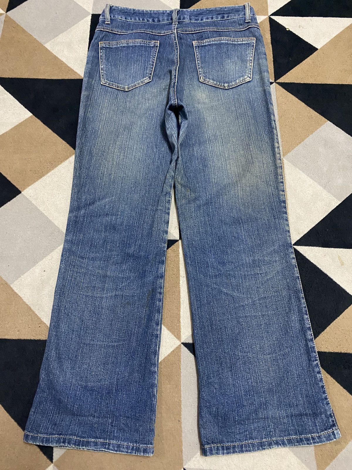 Other Vintage Japanese Brands Blue Wash Flare Jeans Size US 30 / EU 46 - 2 Thumbnail