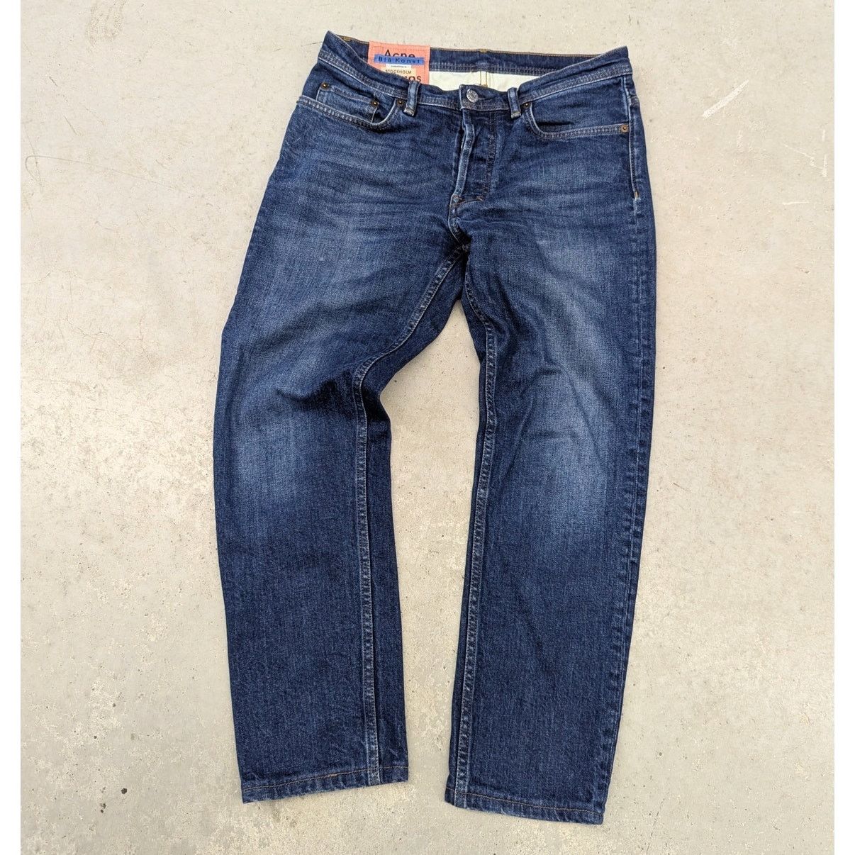 Acne Studios Blå Konst Stockholm selvedge denim jeans