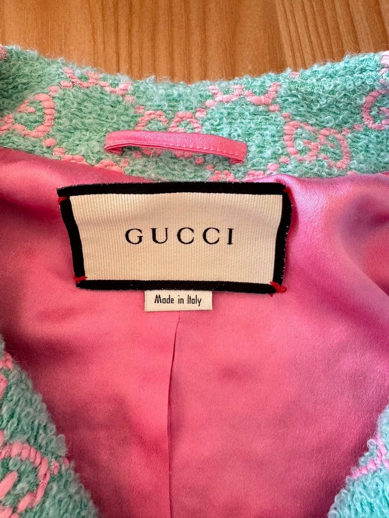Gucci Gucci Tiffany blue logo jacket Nextarrow-2505 Size S / US 4 / IT 40 - 5 Thumbnail