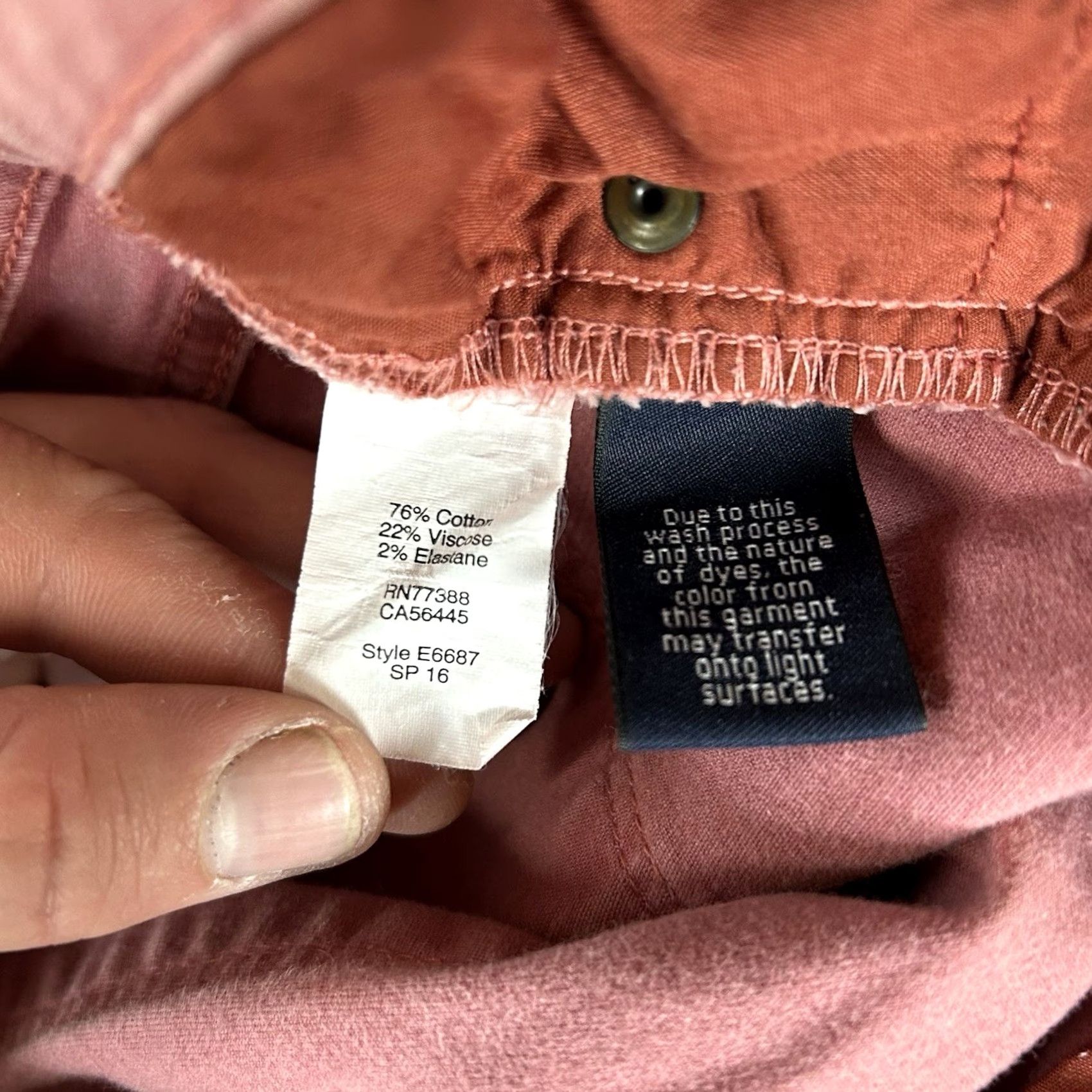 J.Crew J. Crew Jeans Skinny Women's 29 Red Denim Stretch Mid Rise 5-Pocket City 90s Size 29" - 7 Thumbnail