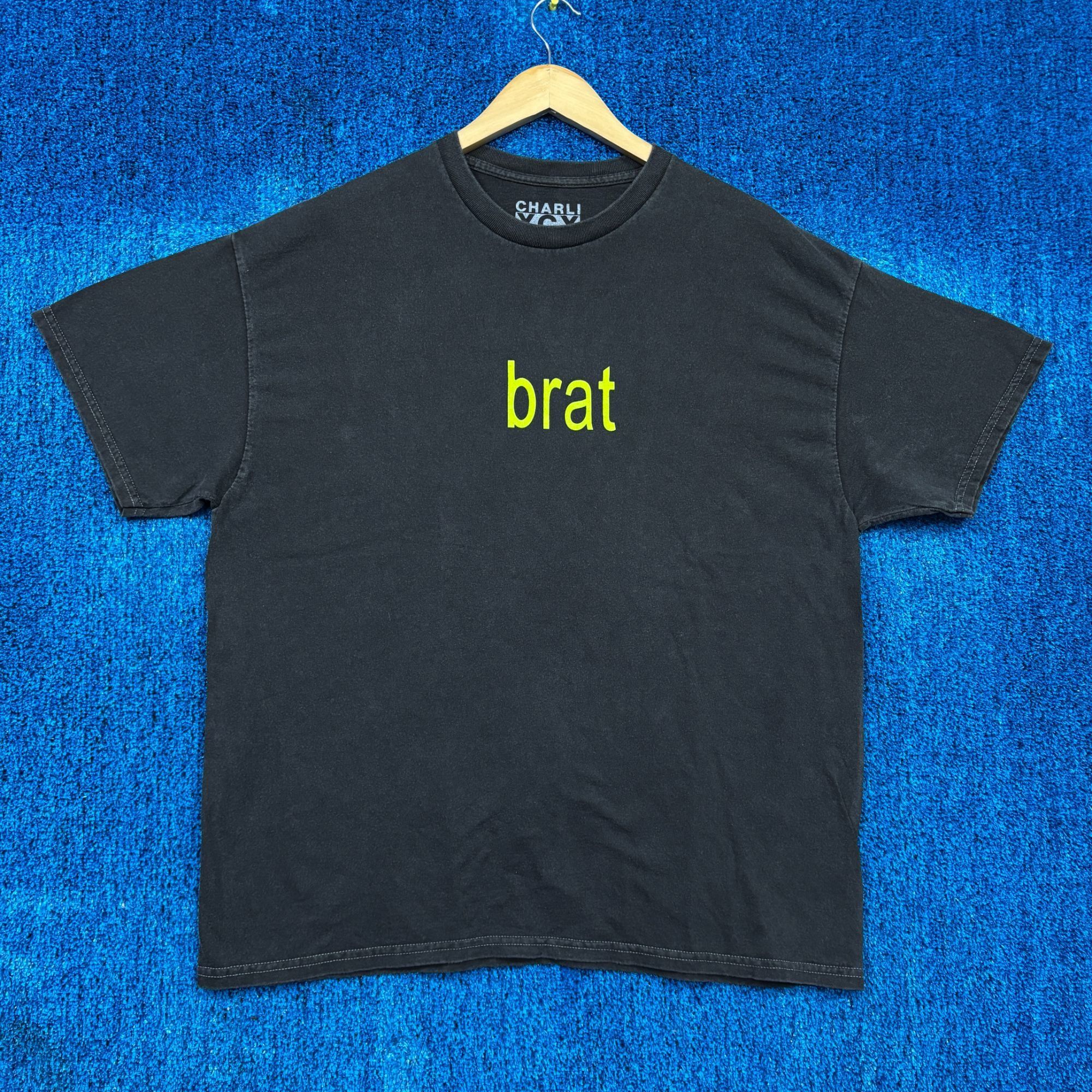 Other CharliXCX brat Album Spell Out Electro-Dance Popstar Tee L Size US L / EU 52-54 / 3 - 3 Thumbnail