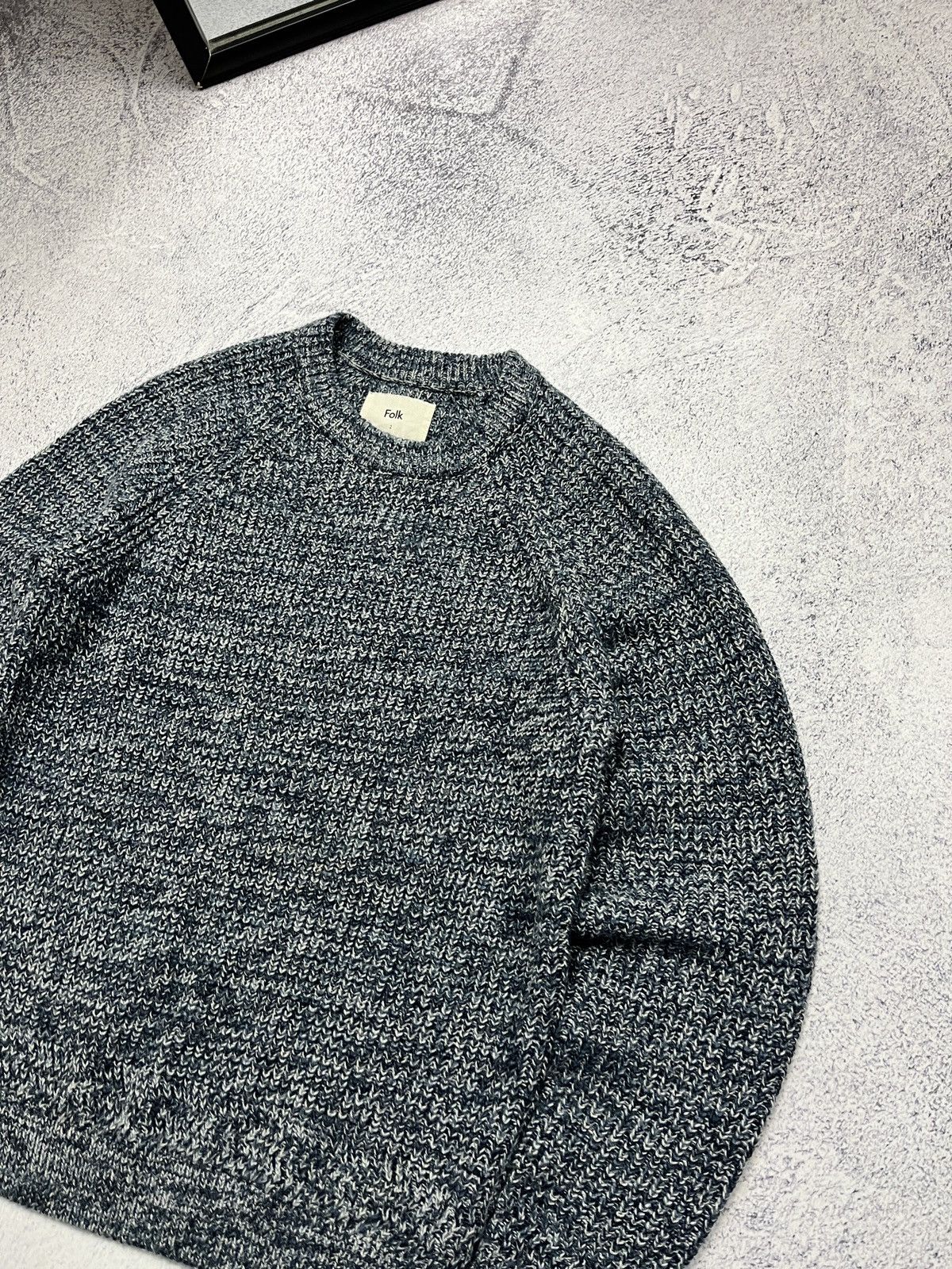 Folk Folk Heavy Knit Crewneck Acrylic Wool Sweater Size 2 Size US S / EU 44-46 / 1 - 4 Thumbnail